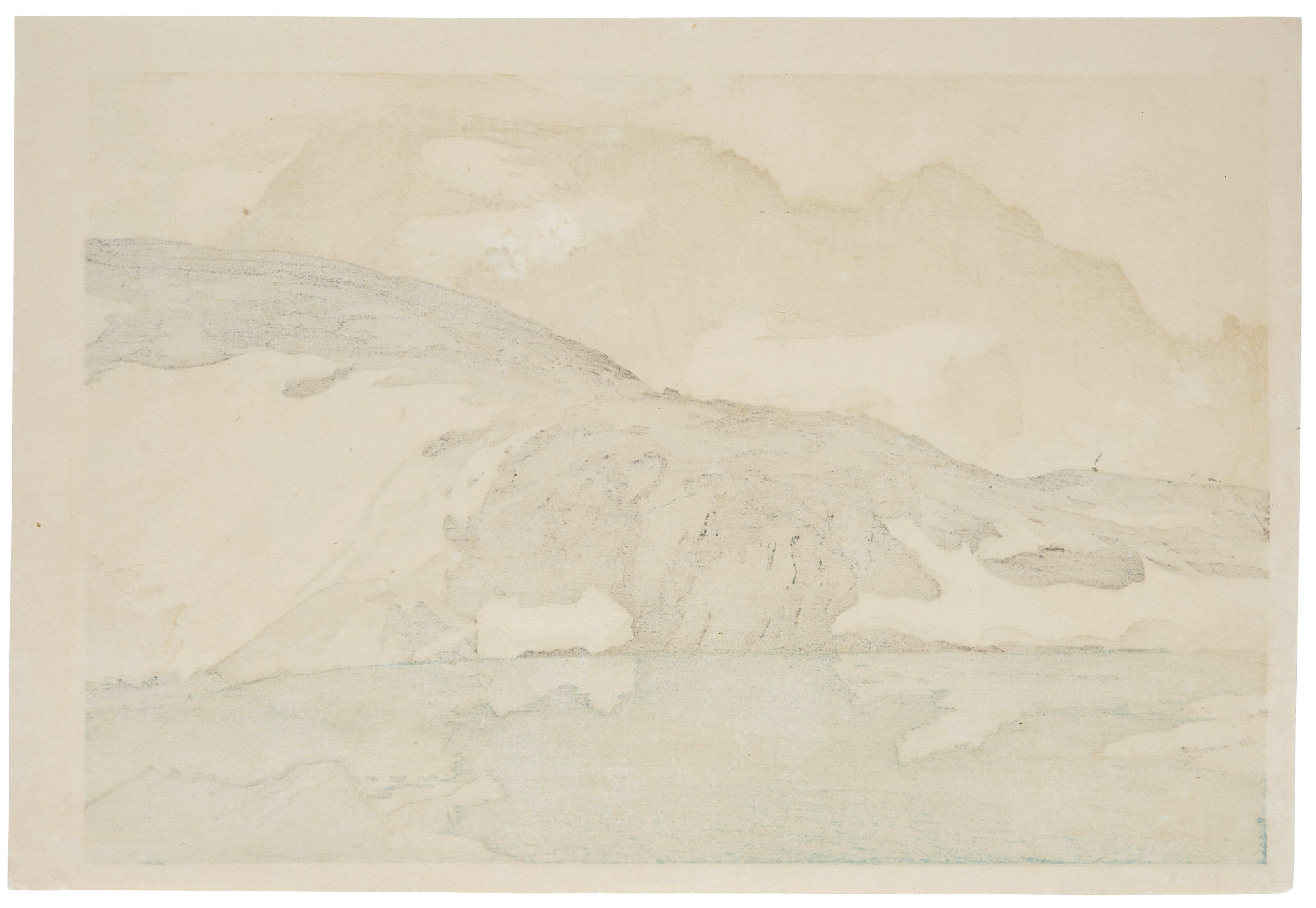 YOSHIDA HIROSHI (1876-1950), Buraitohorun-yama (Breithorn