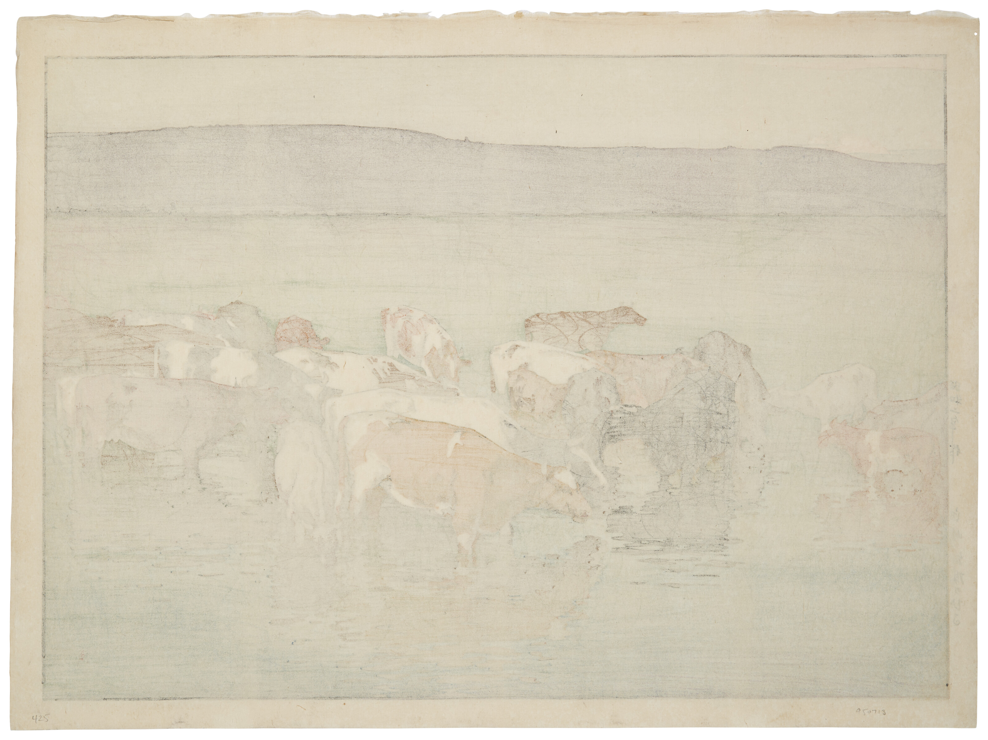 Hitoshi Odagiri パステル画 84/175 Attributed to Takuma Tametō | Daishōjin Bosatsu, from “Album