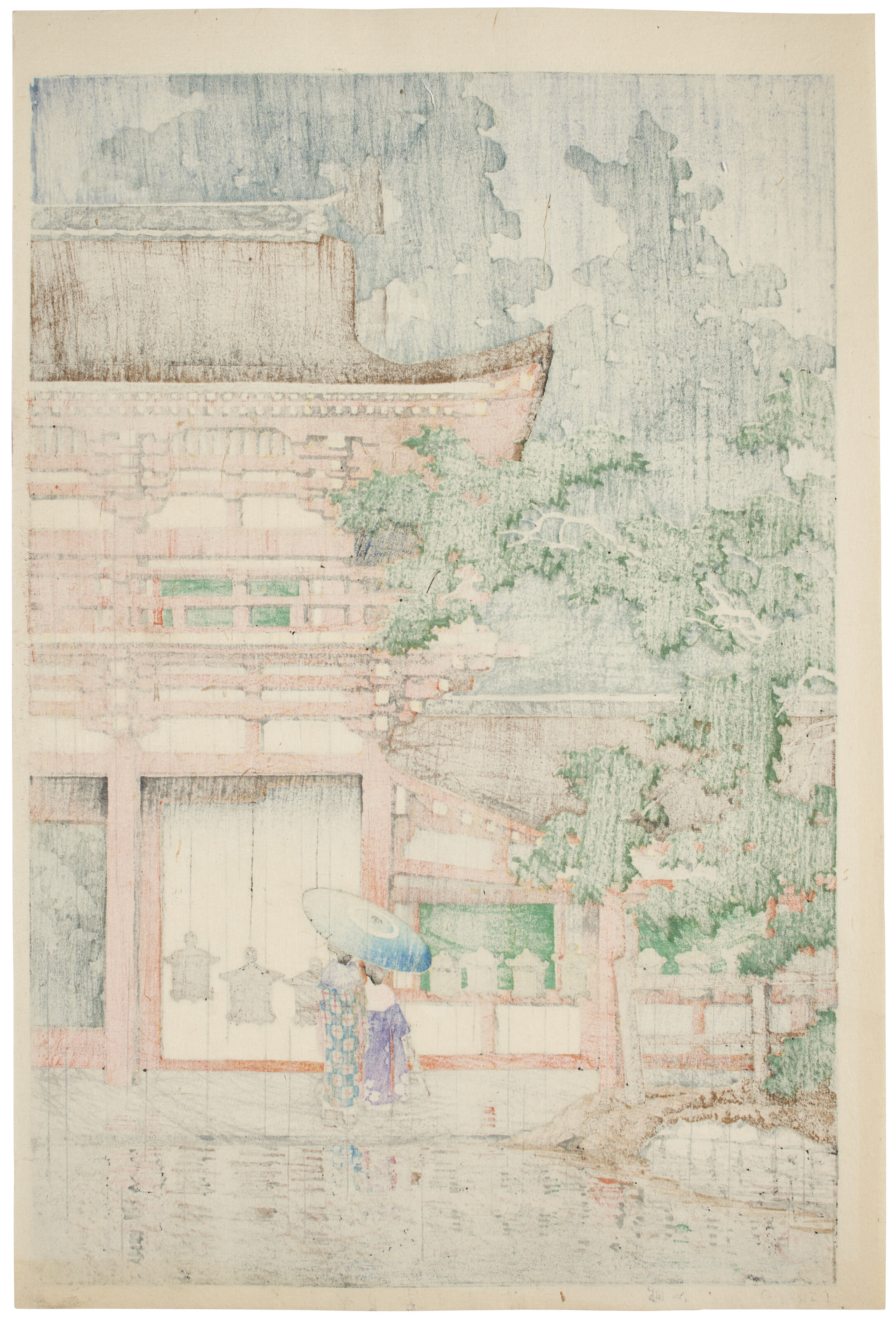 KAWASE HASUI (1883-1957), Nara Kasuga jinja (Kasuga Shrine, Nara