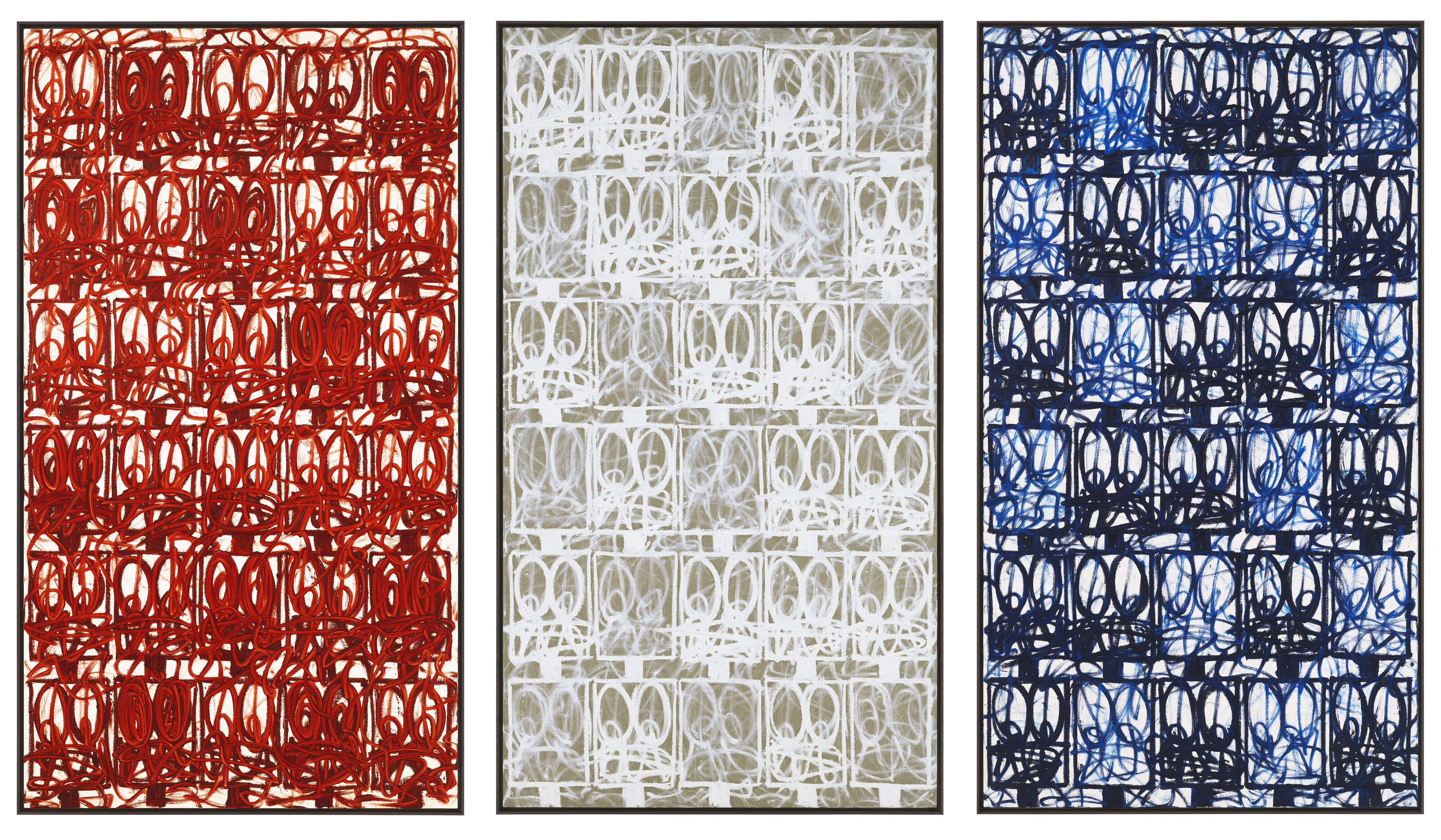 RASHID JOHNSON (B. 1977), Triptych 