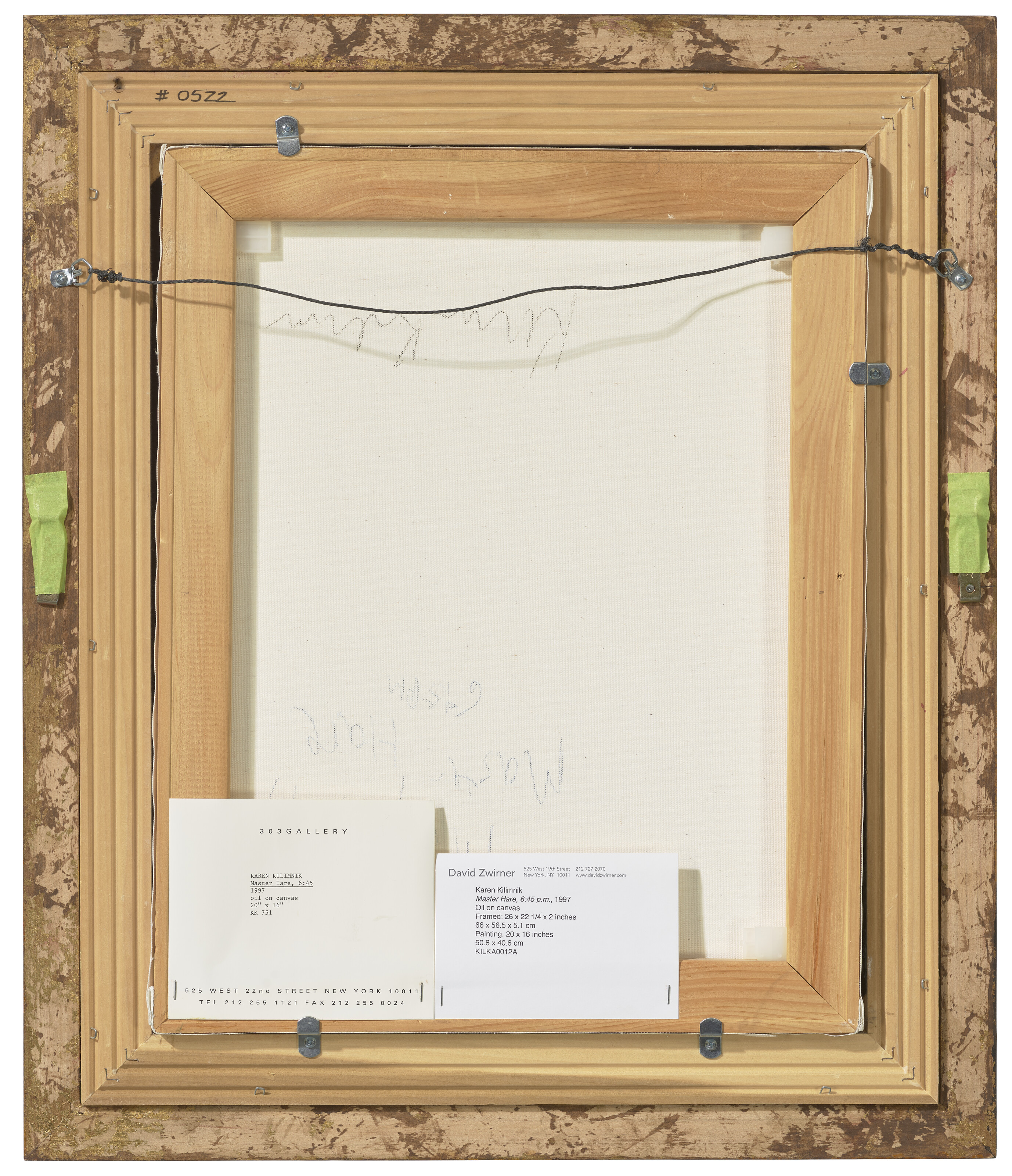 KAREN KILIMNIK (B. 1955), Master Hare, 6:45 p.m. | Christie's