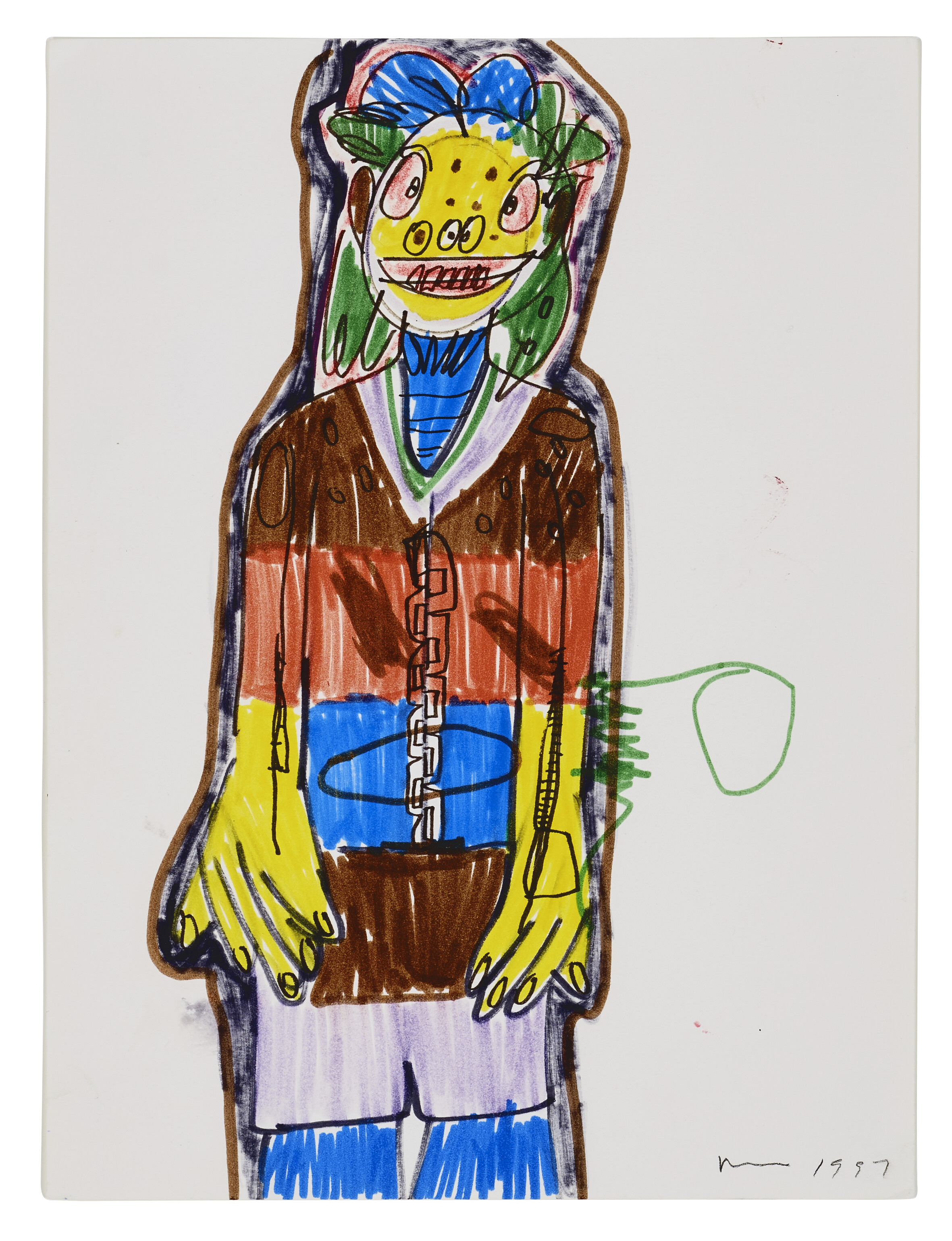 RICHARD PRINCE (B. 1949), Untitled (Hippie Drawings) [Ten