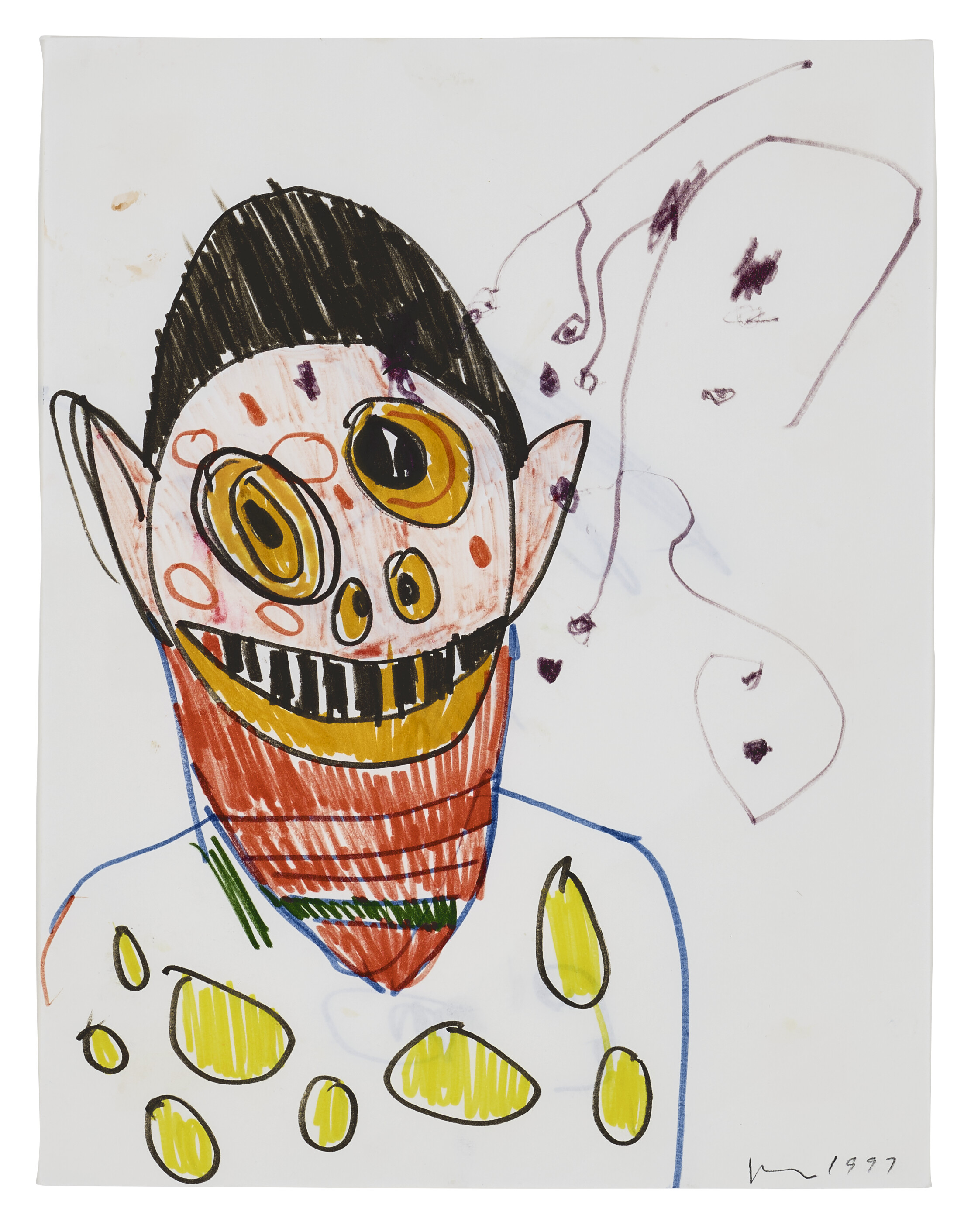 RICHARD PRINCE (B. 1949), Untitled (Hippie Drawings) [Ten