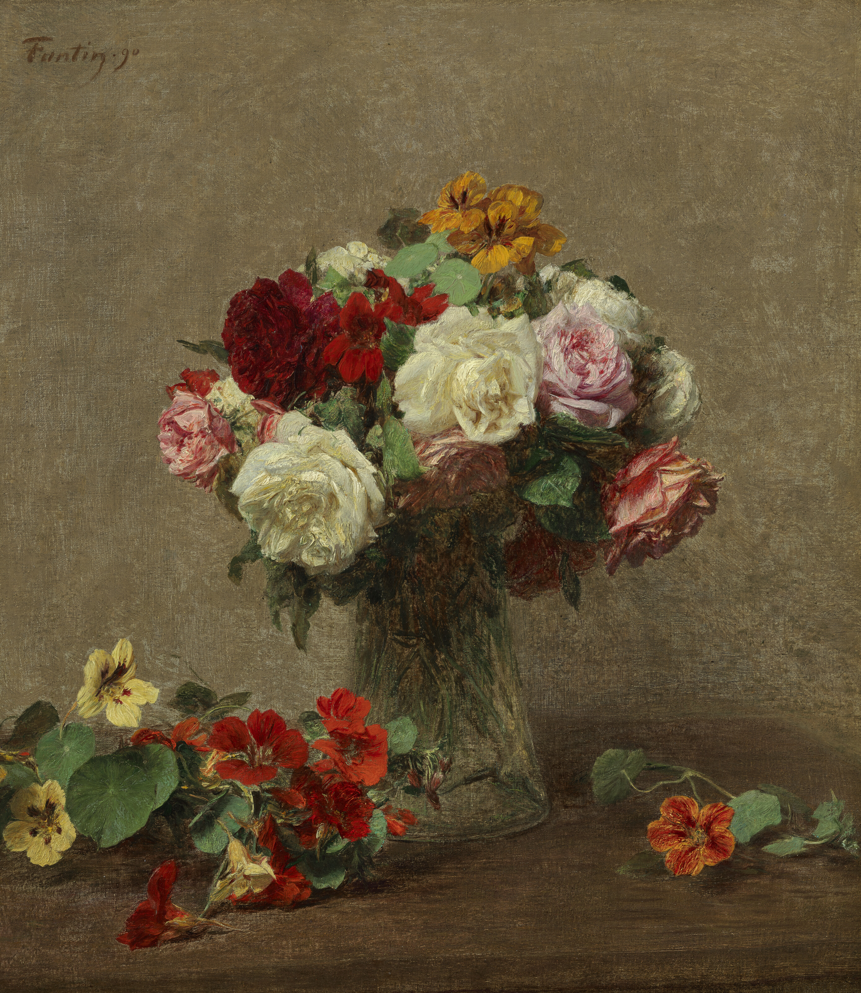 Henri Fantin-Latour、Petites roses Pink Roses, 1875' Giclee Print - Henri Fantin-Latour | Art.com