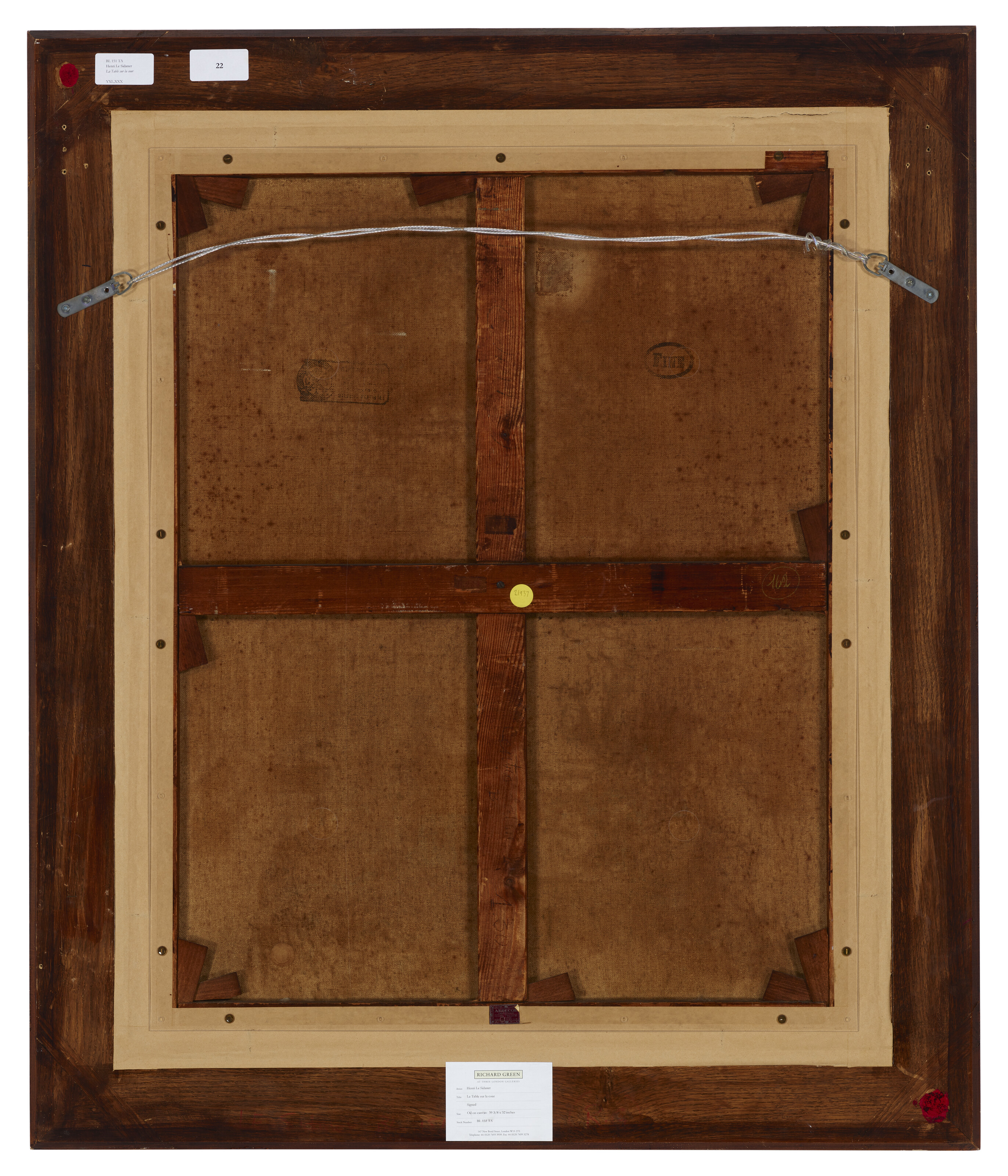 HENRI LE SIDANER (1862-1939), La table sur la cour | Christie's