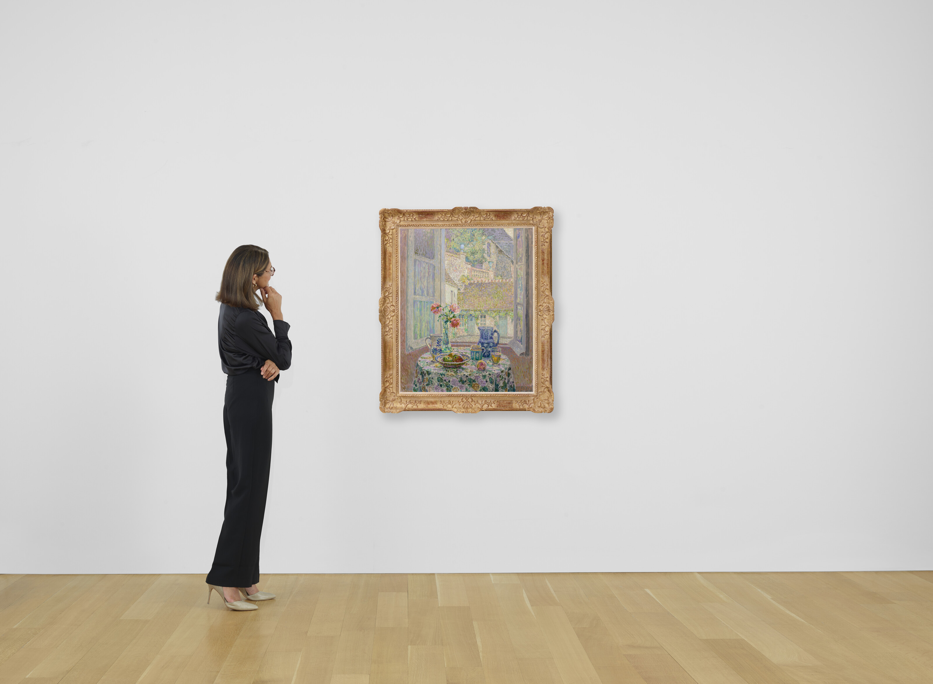 HENRI LE SIDANER (1862-1939), La table sur la cour | Christie's