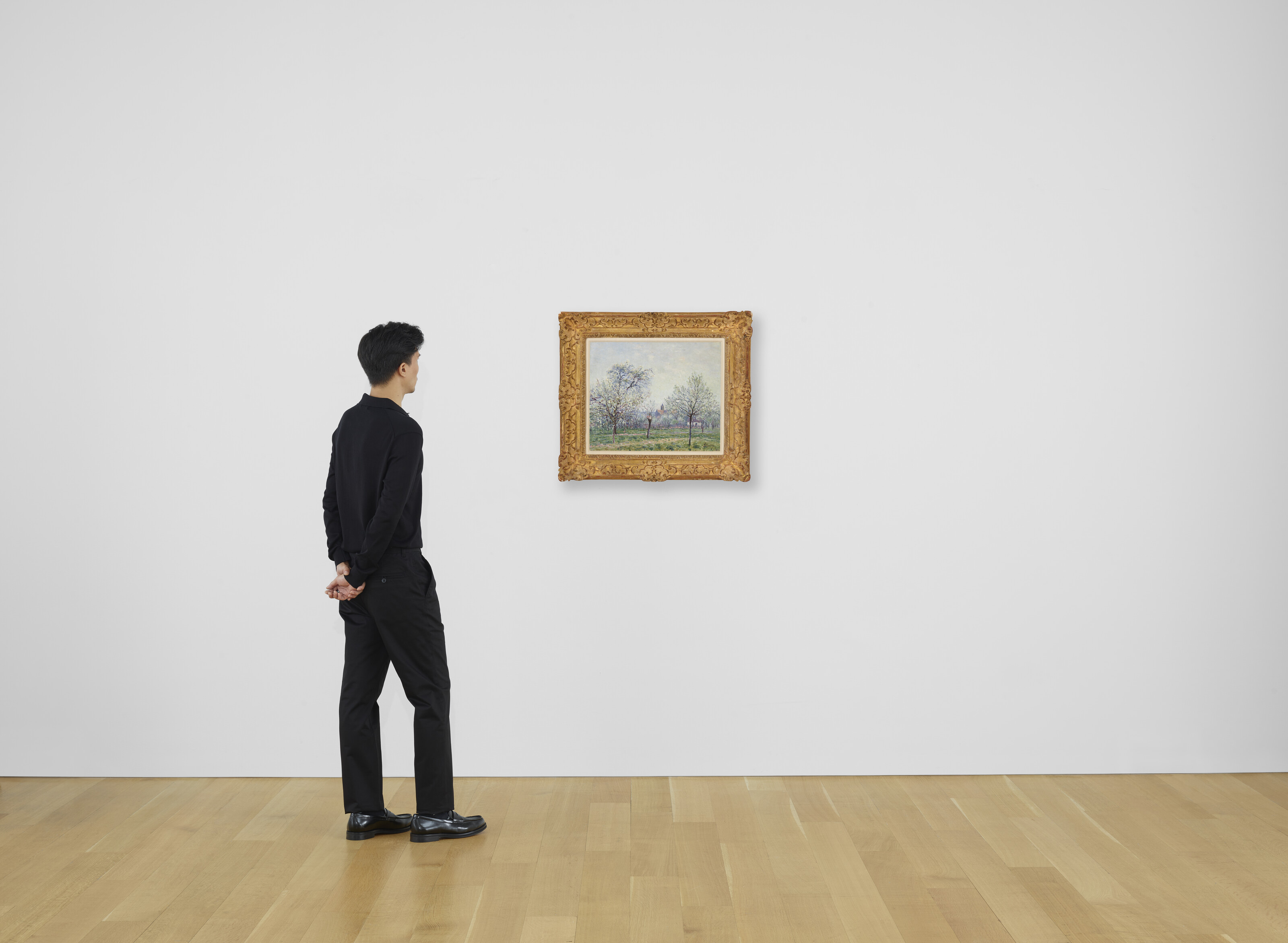 ALFRED SISLEY (1839-1899), Le verger à Moret-sur-Loing, printemps