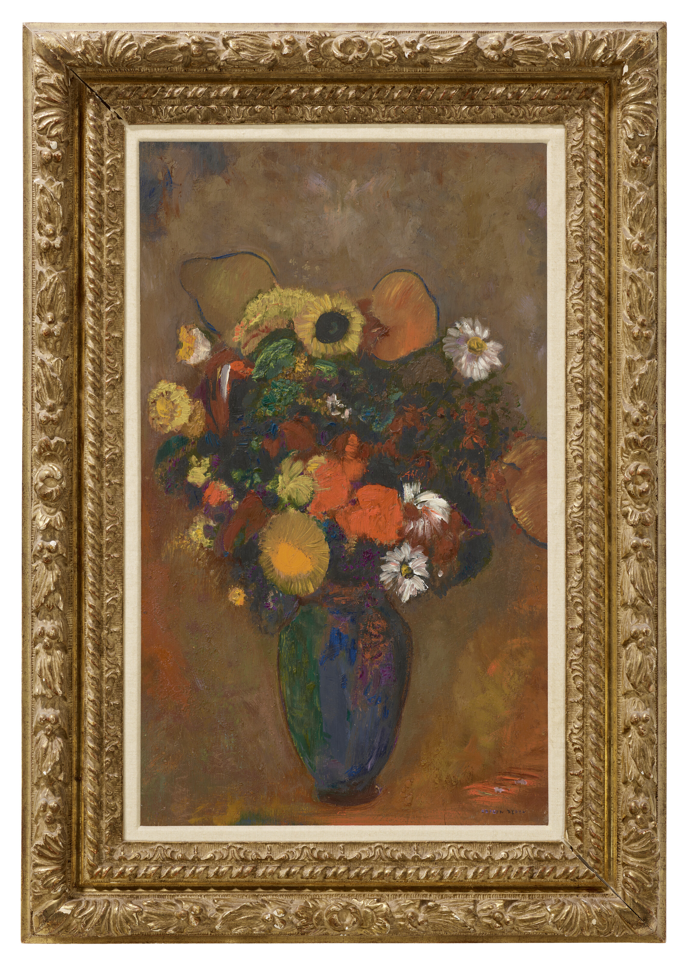 ODILON REDON (1840-1916), Fleurs dans un vase vert | Christie's