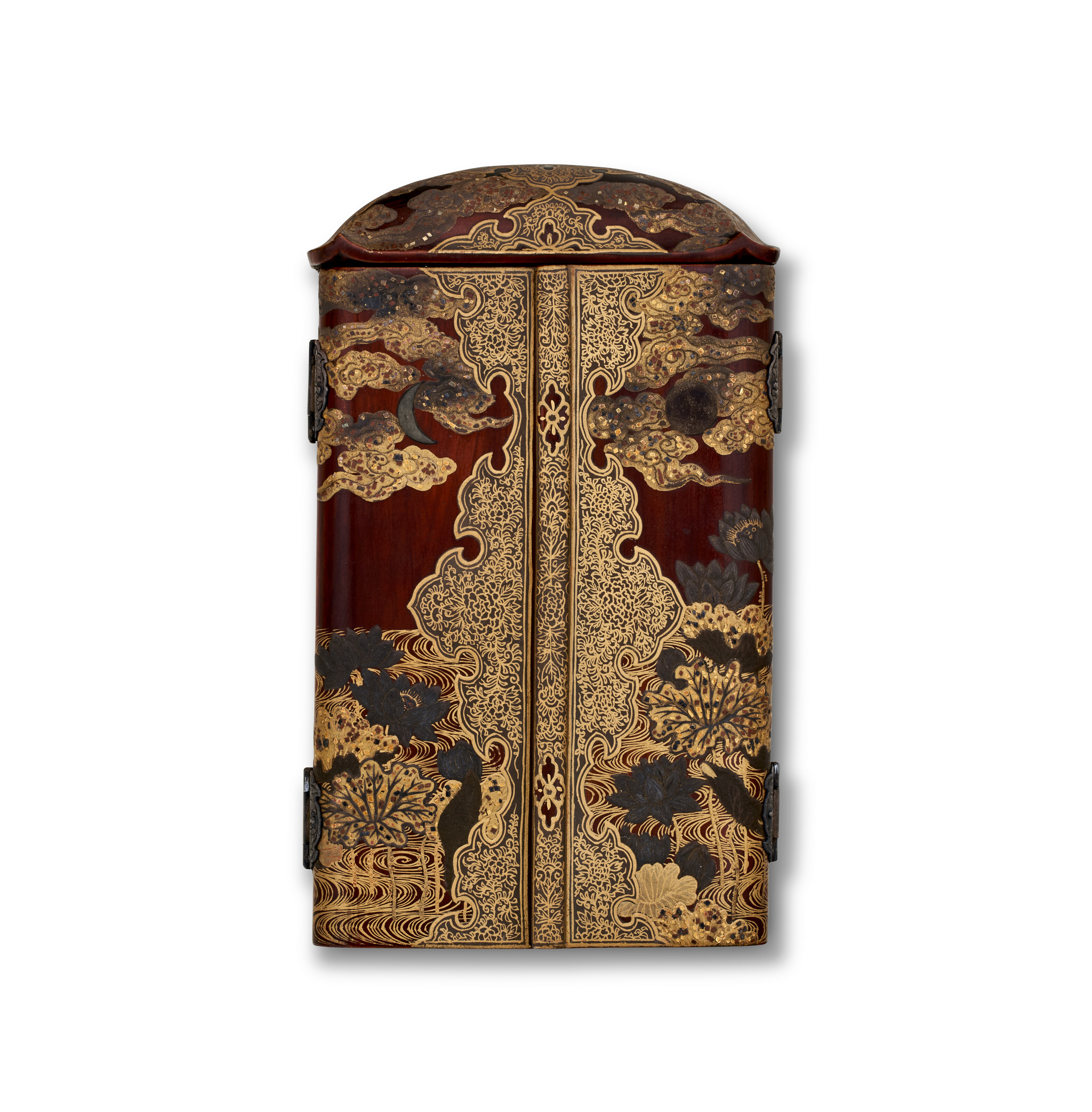 店舗用品 syusainagomi A LACQUER AND CARVED ZUSHI (PORTABLE SHRINE), JAPAN, EDO PERIOD