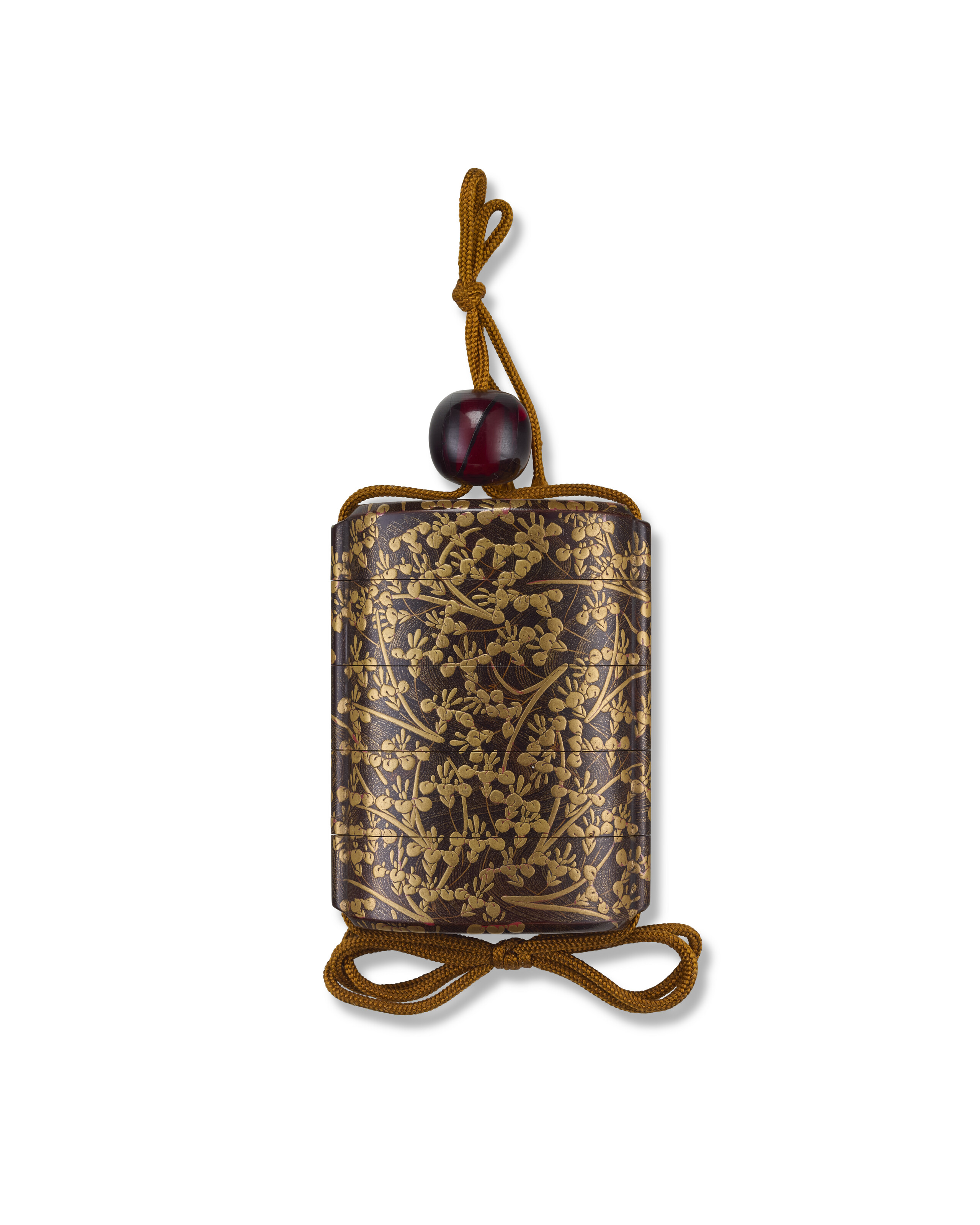 A FOUR-CASE LACQUER INRO OF INUBAKO, JAPAN, EDO PERIOD (19TH
