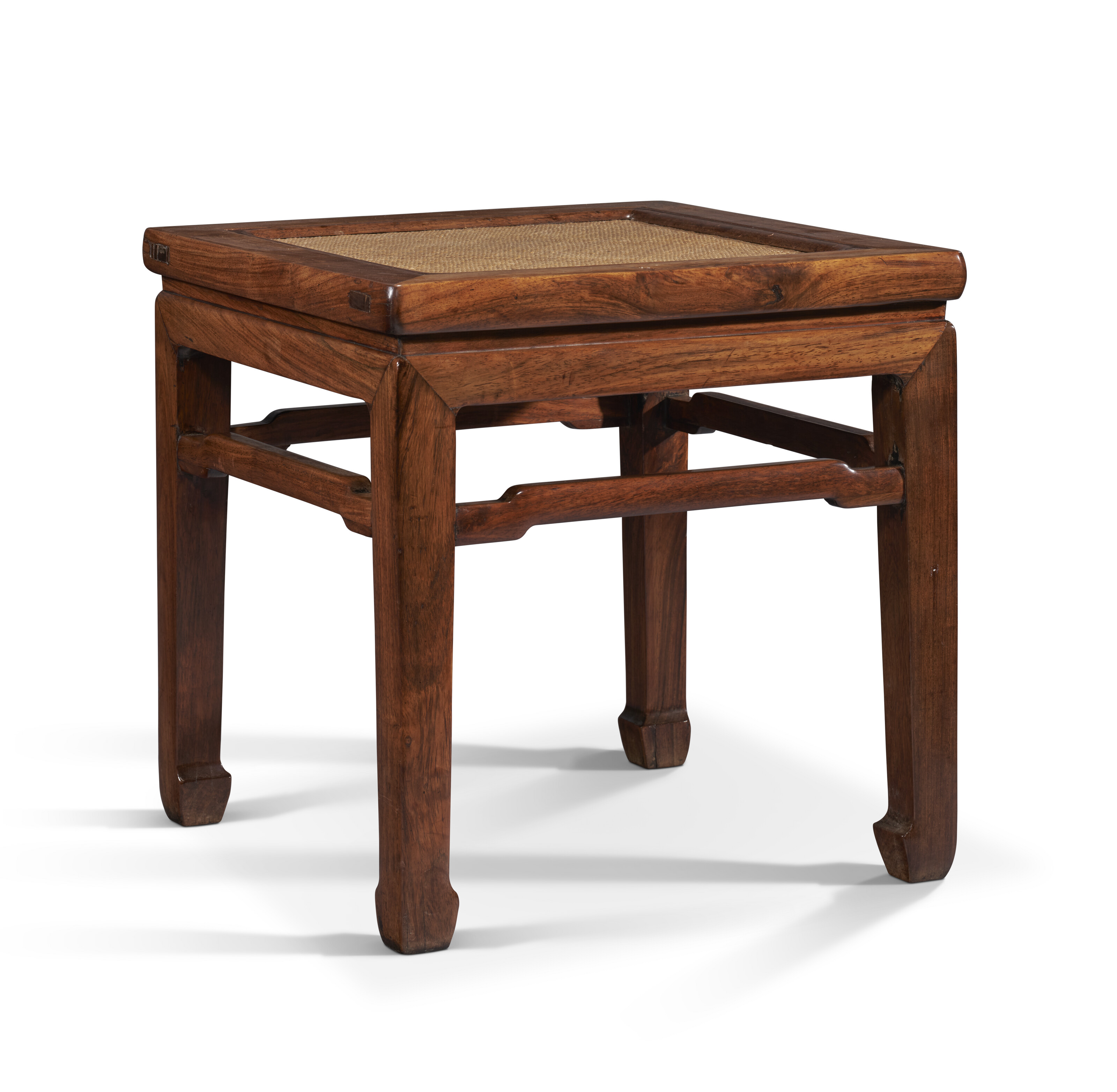 A MIXED HARDWOOD CORNER LEG STOOL, CHINA | Christie’s