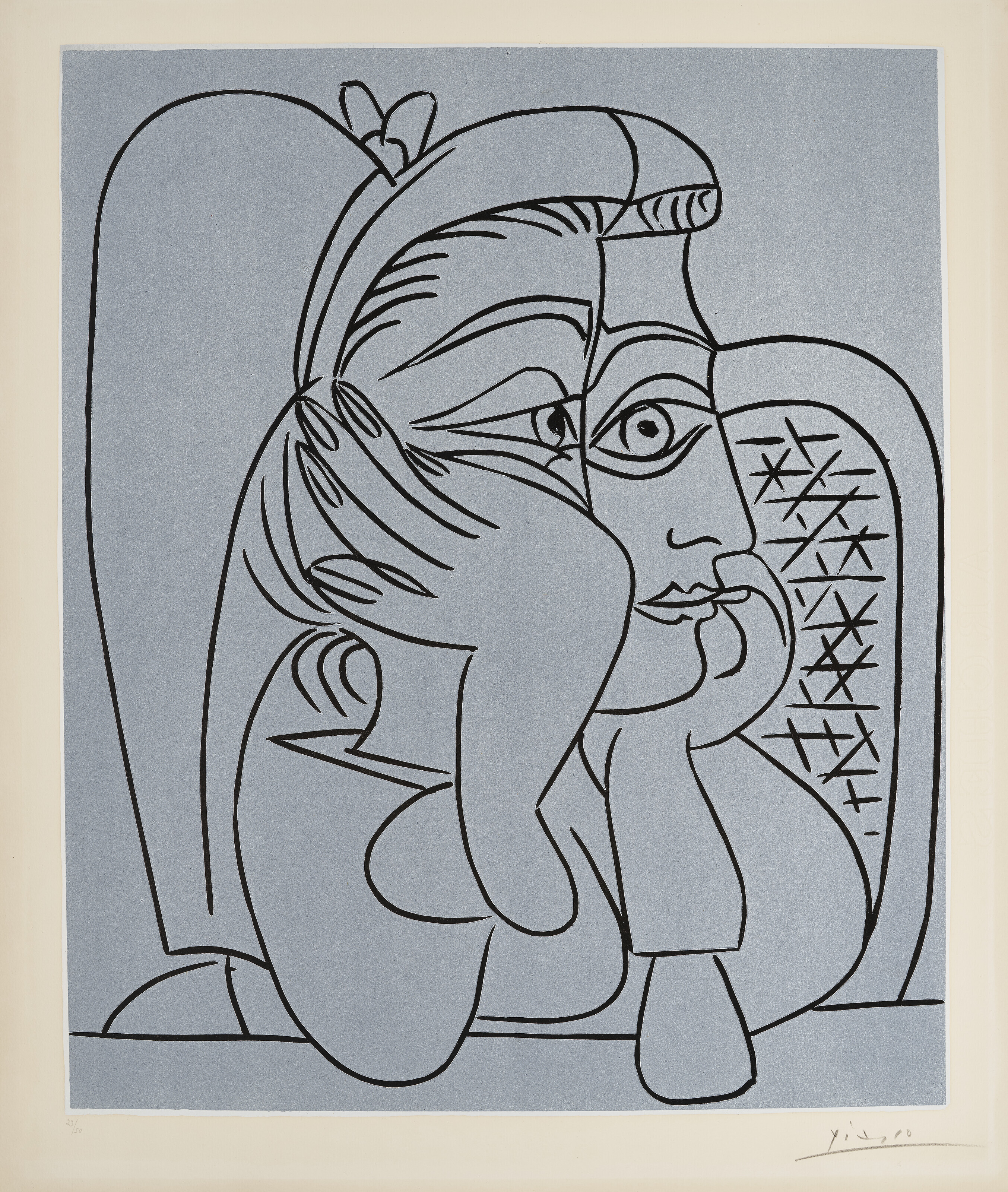 パブロ・ピカソ Picasso ドローイング ミッドセンチュリー