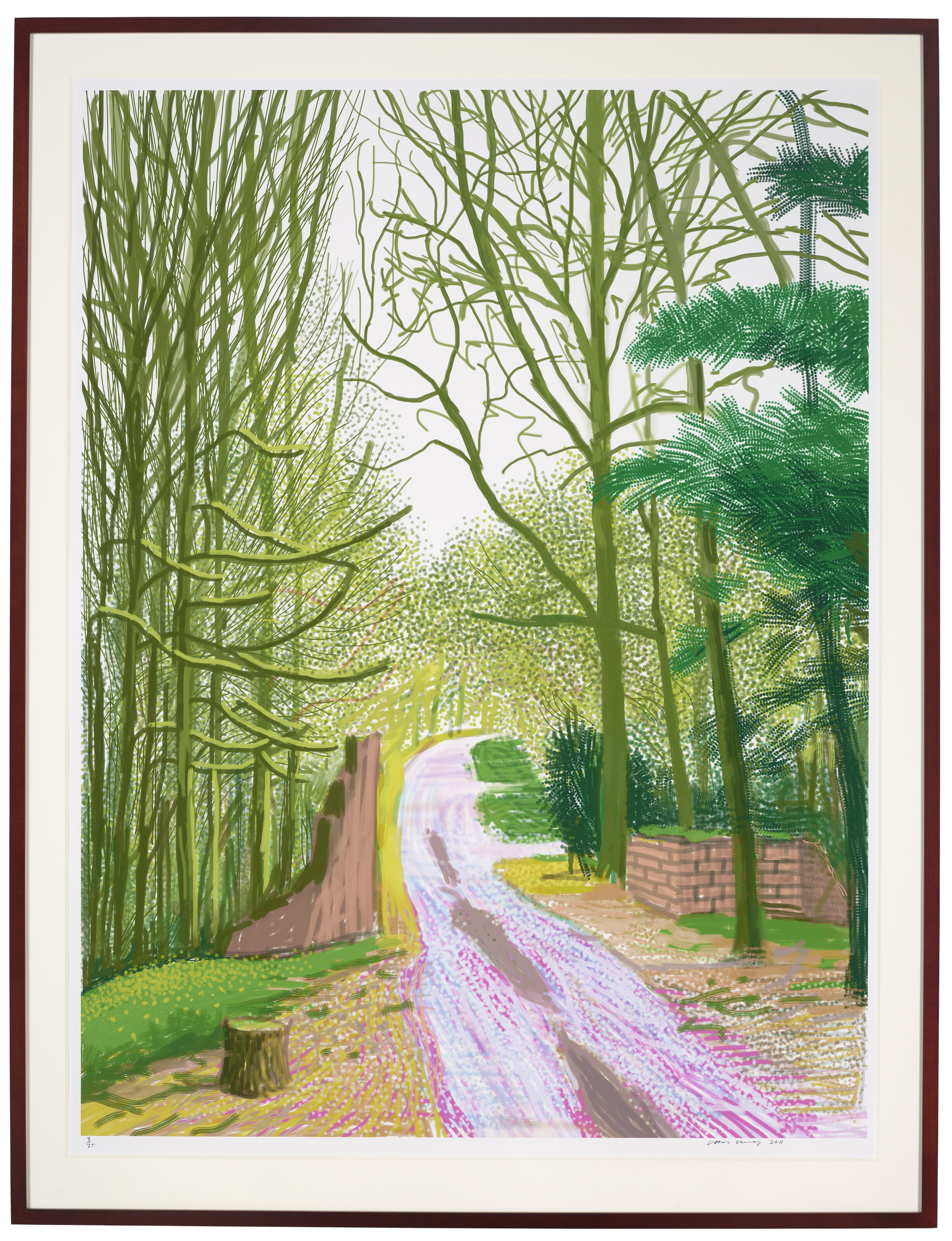 DAVID HOCKNEY (B. 1937), The Arrival of Spring in Woldgate, East