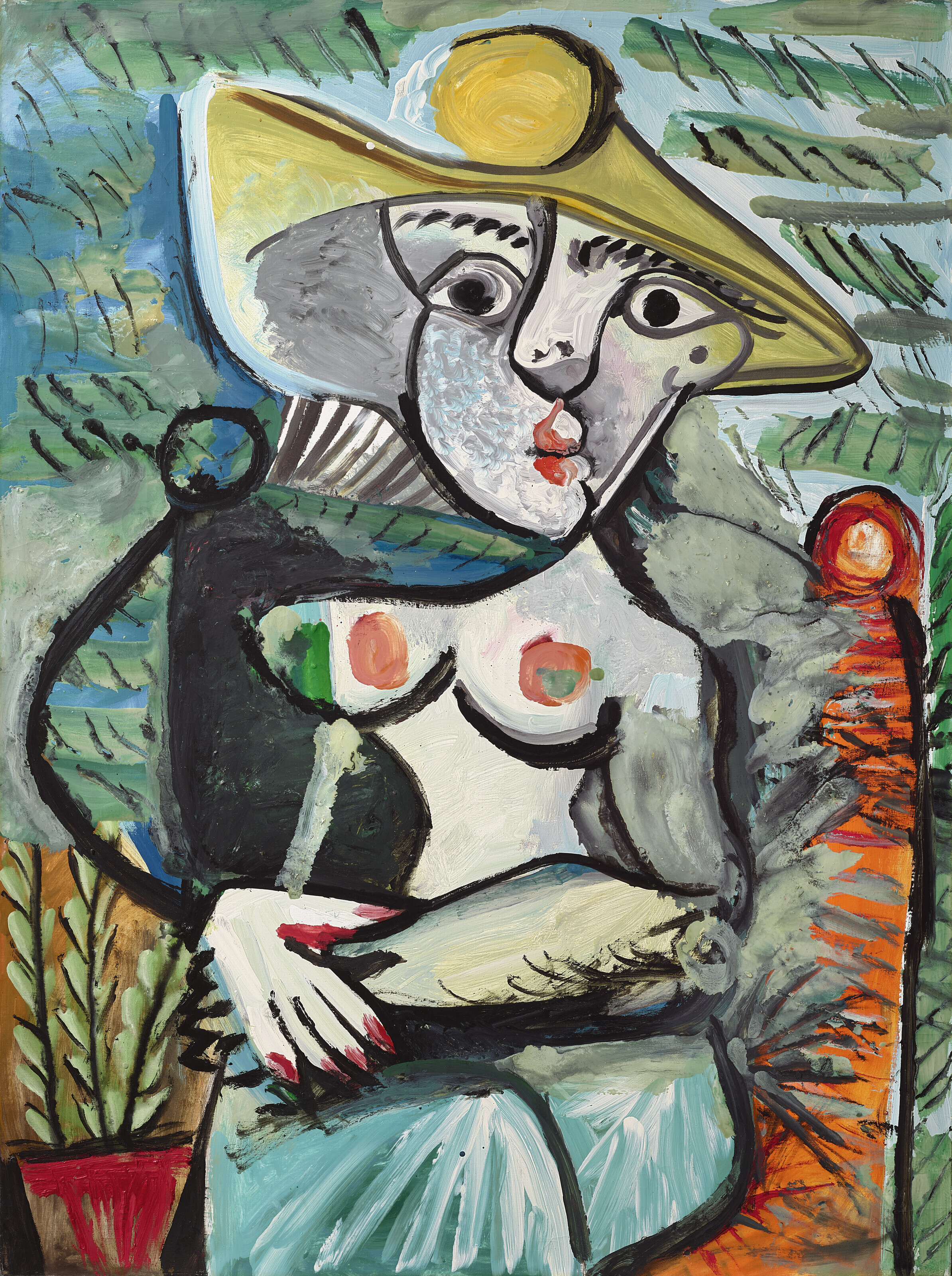 Pablo Picasso、FEMME AU CHAPEAU、海外版希少レゾネ Pablo Picasso、FEMME AU CHAPEAU、海外版希少レゾネ Pablo
