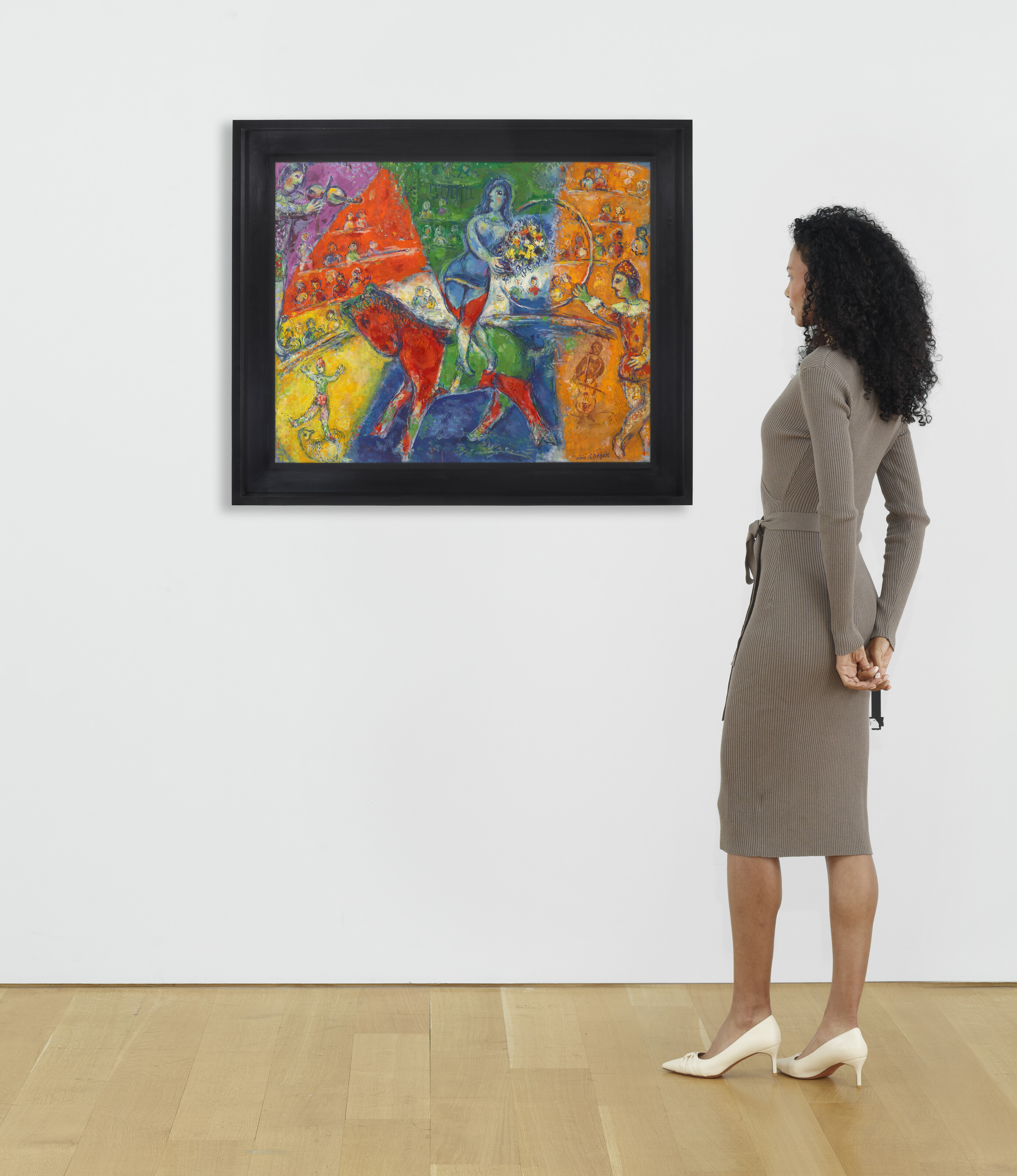 MARC CHAGALL (1887-1985), Le cirque rouge et bleu | Christie's