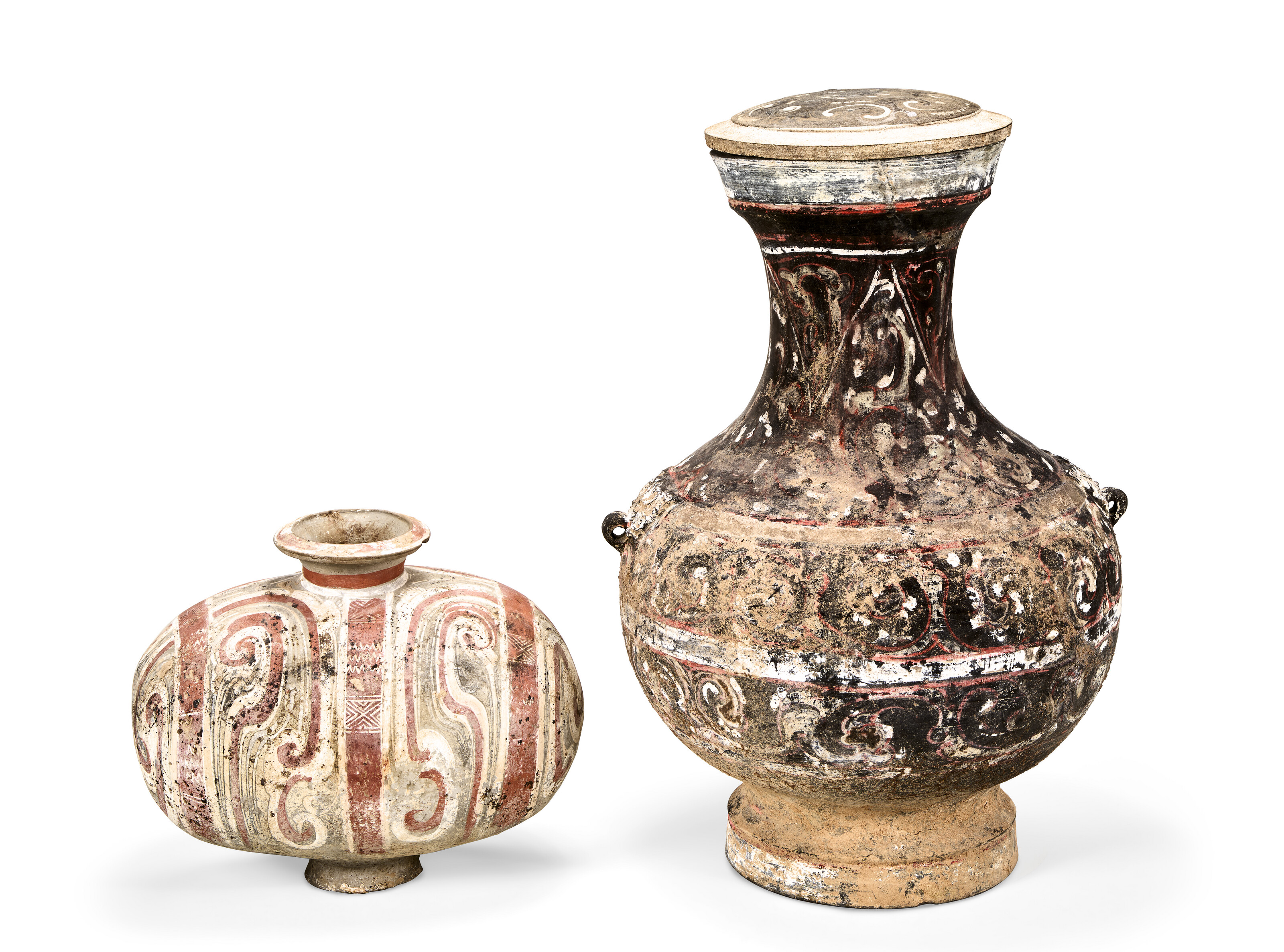 中国漢時代灰釉壺 A ceramic jar HAN dynasty 【公式通販】