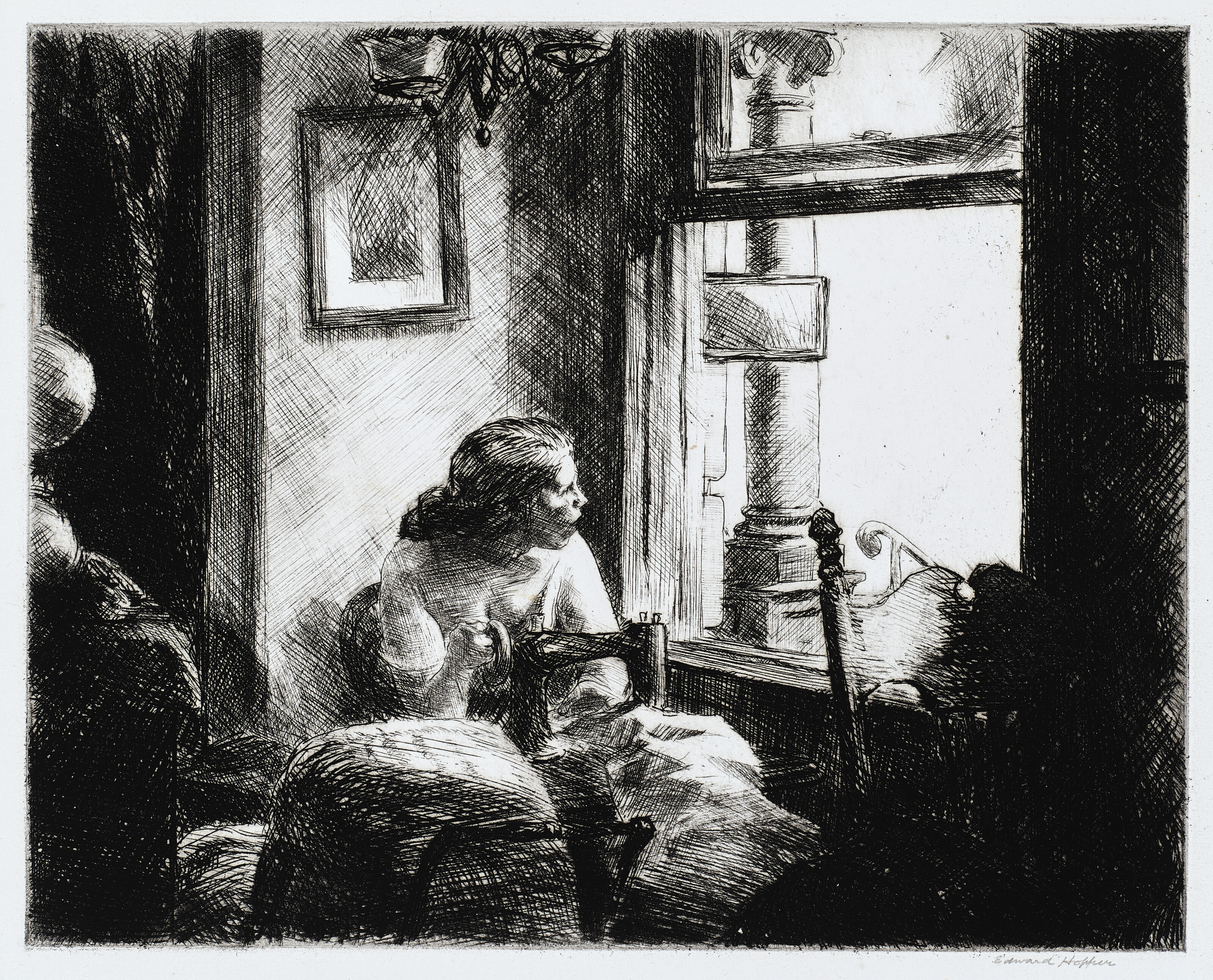 EDWARD HOPPER (1882-1967), East Side Interior | Christie's