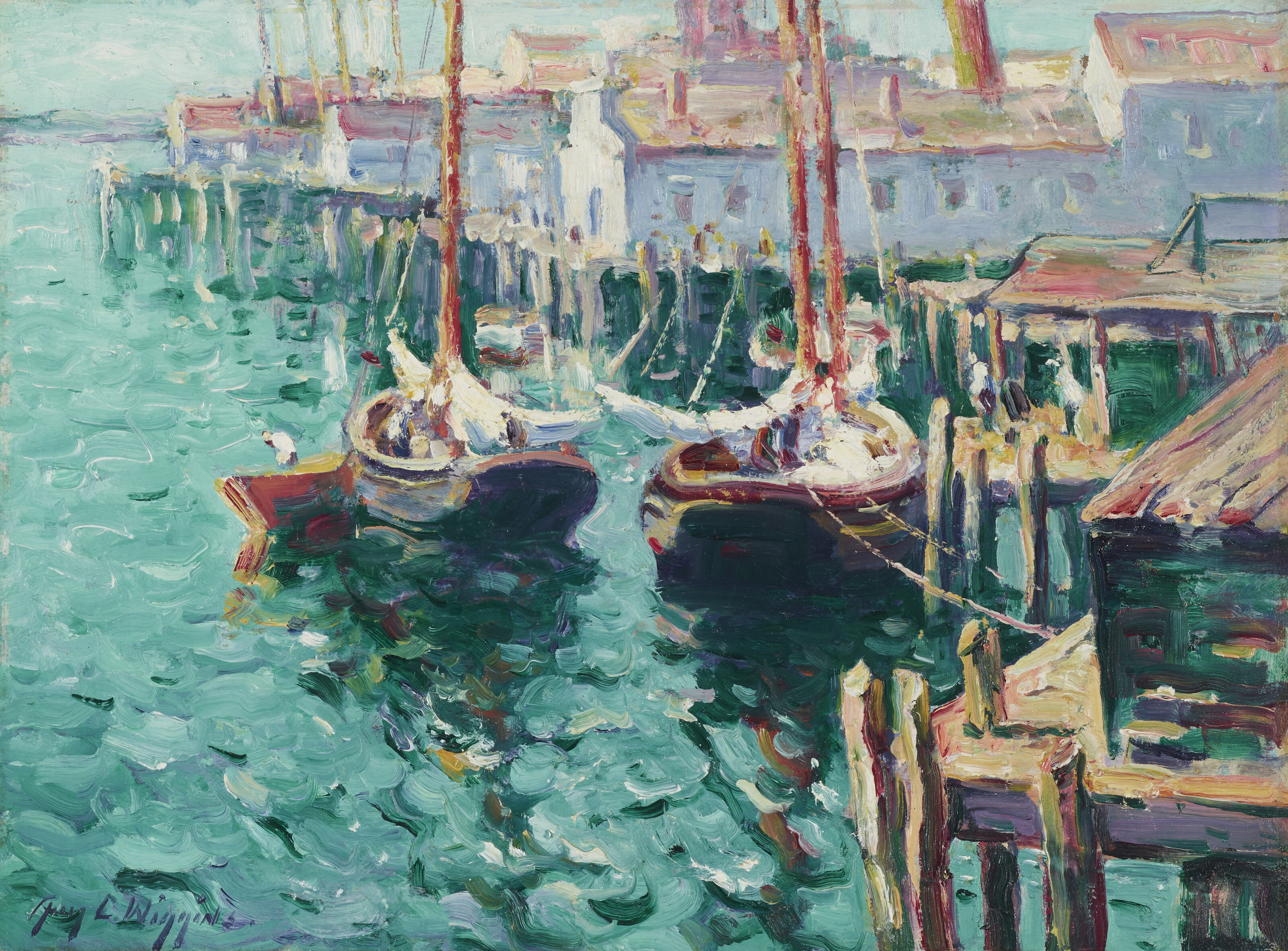 GUY CARLETON WIGGINS (1883-1962), Morning, Gloucester | Christie’s