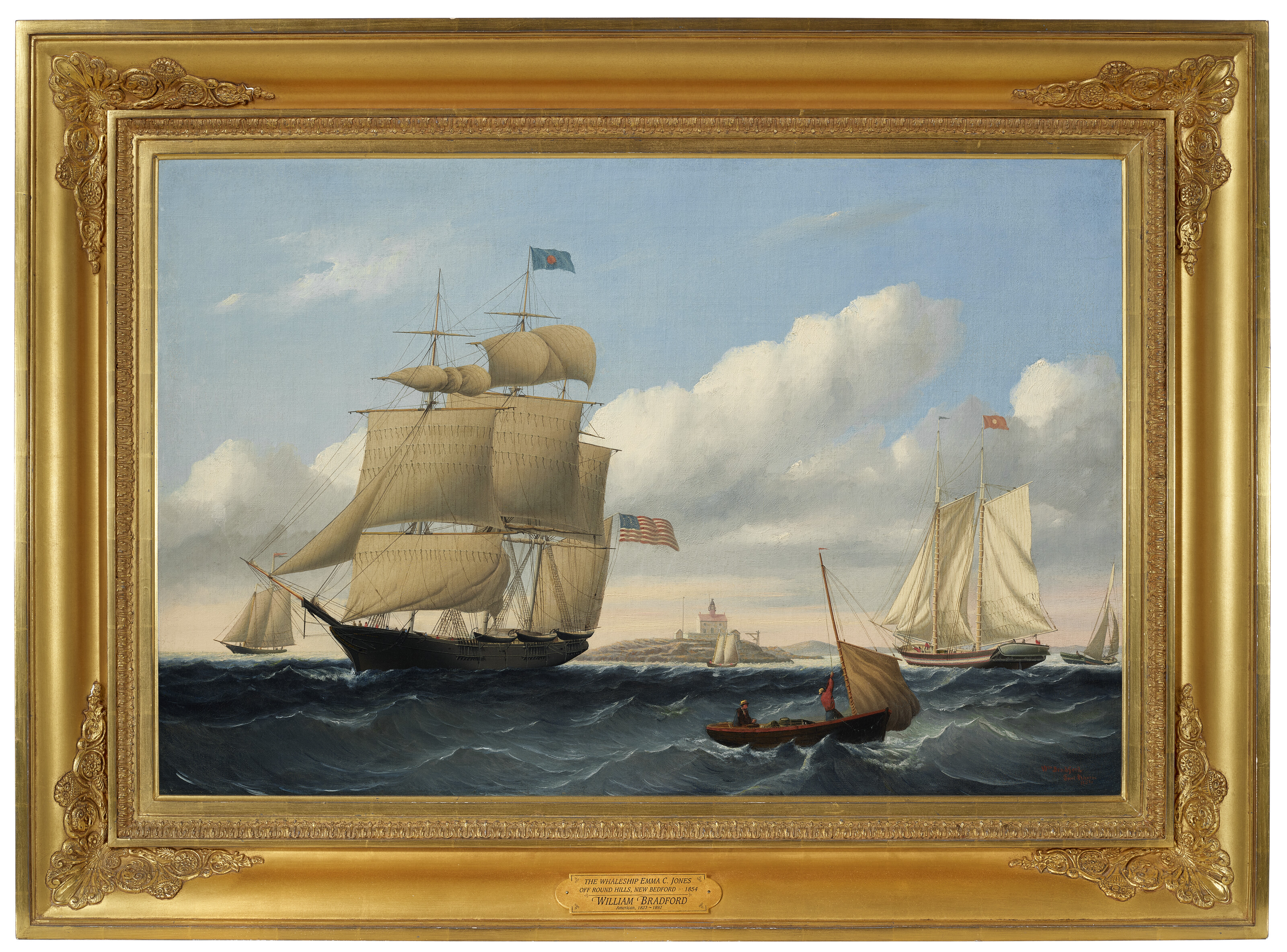 WILLIAM BRADFORD (1823-1892), The Whaleship Emma C. Jones off