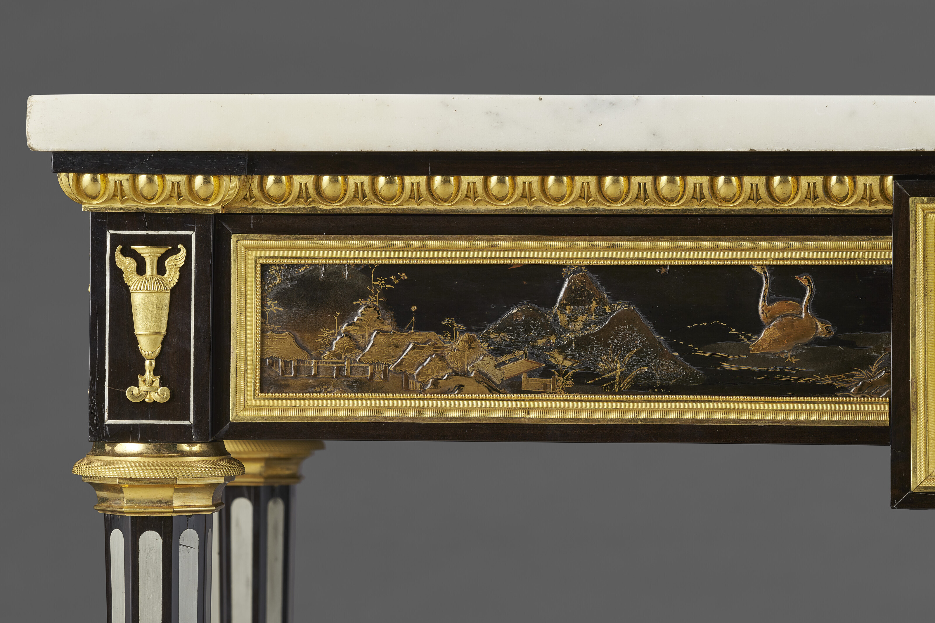 売れ筋ランキングも掲載中！ A LOUIS Christie's | 1785-1790 CIRCA  DAGUERRE, DOMINIQUE BY SUPPLIED CERTAINLY ALMOST WEISWEILER, ADAM BY TABLE,  SIDE EBONY AND LACQUER JAPANESE PEWTER-INLAID ORMOLU-MOUNTED XVI ウマ