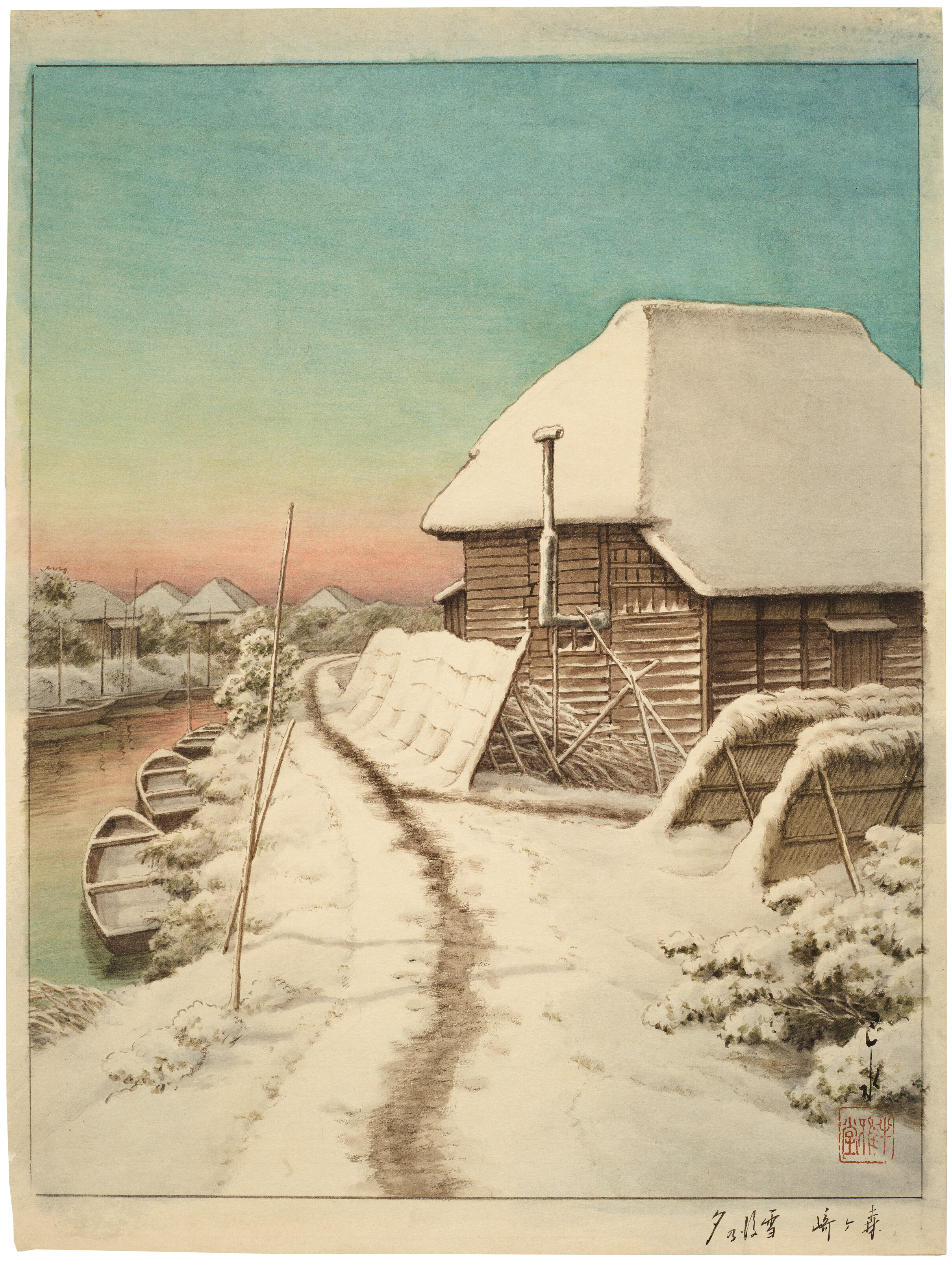KAWASE HASUI (1883-1957), Mirozu, Wakayama Prefecture | Christie's