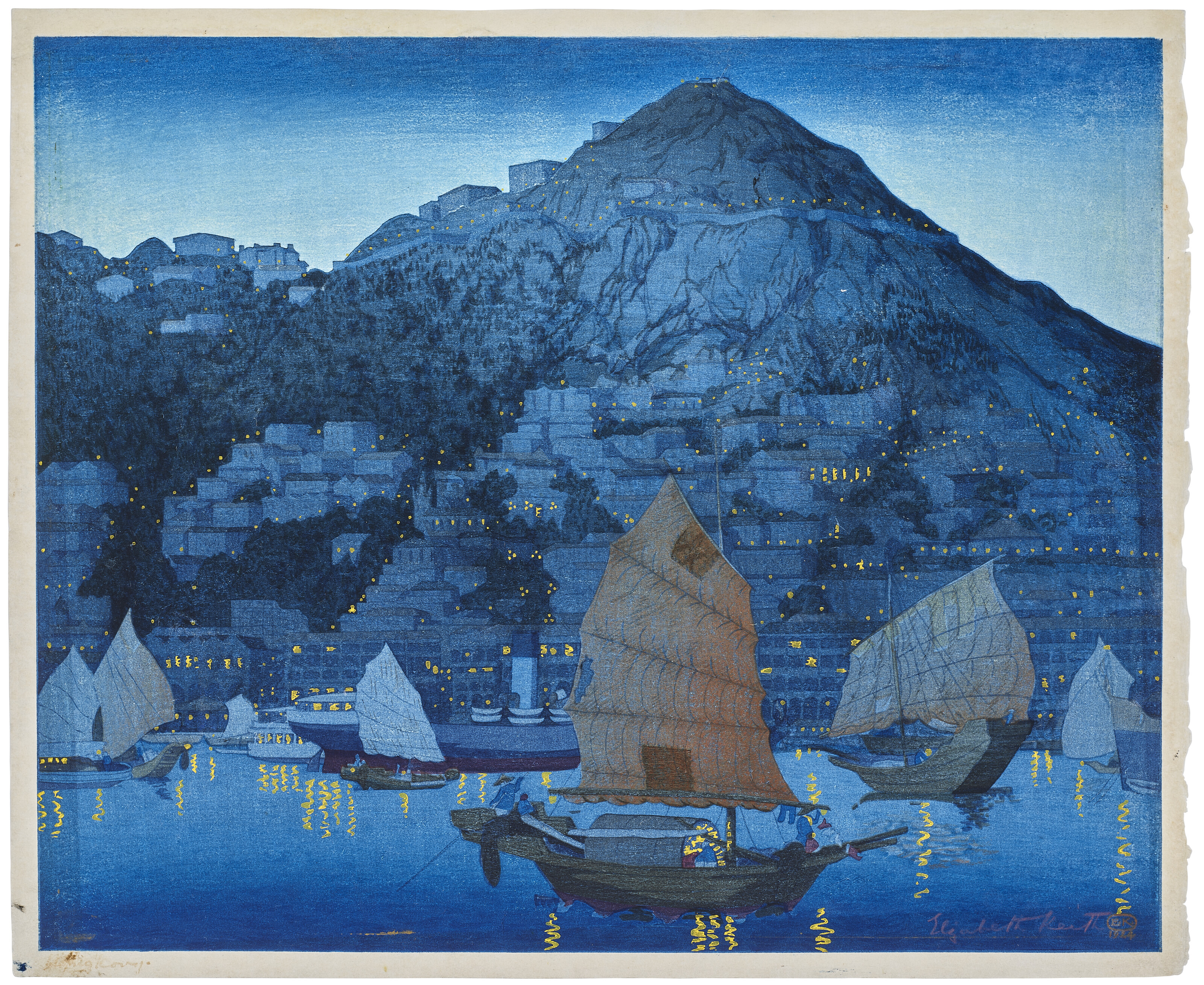YOSHIDA HIROSHI (1876-1950), Fuwatepuuru Shikuri (A Window