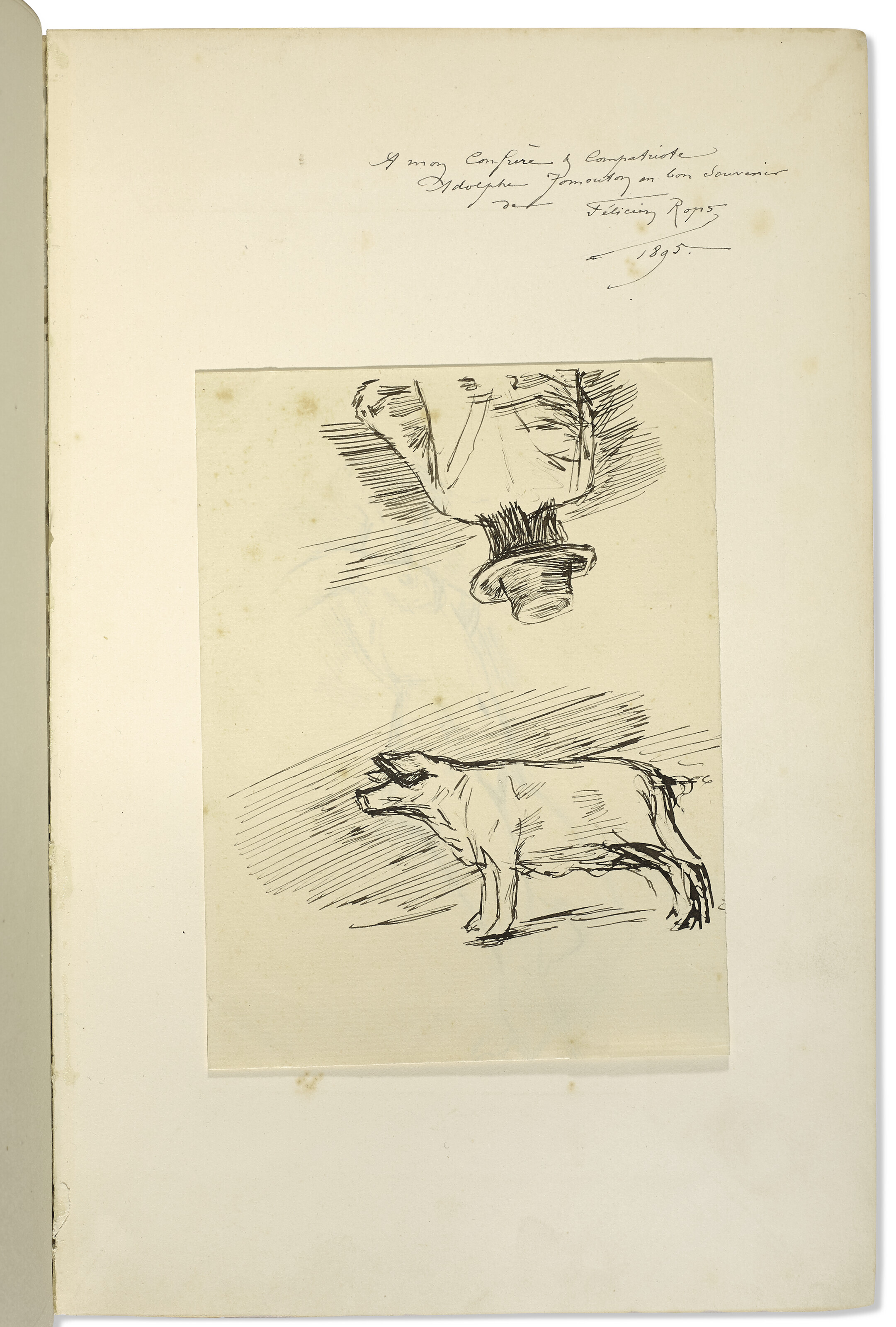 [ROPS, Félicien (1833-1898)] et Erastène RAMIRO (pseud. d’Eugène ...