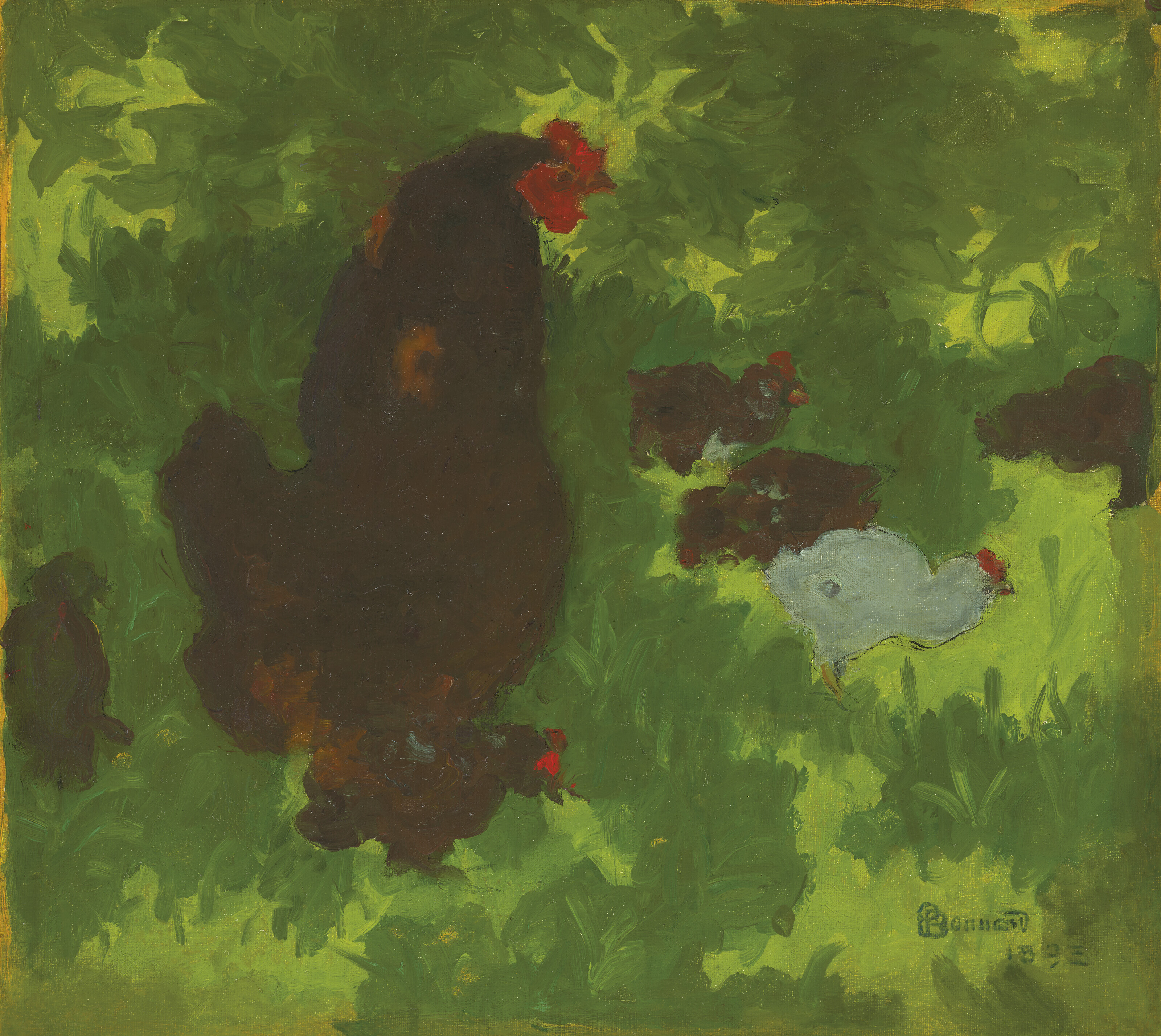 Pierre Bonnard (1867-1947), Poule et poussins | Christie's