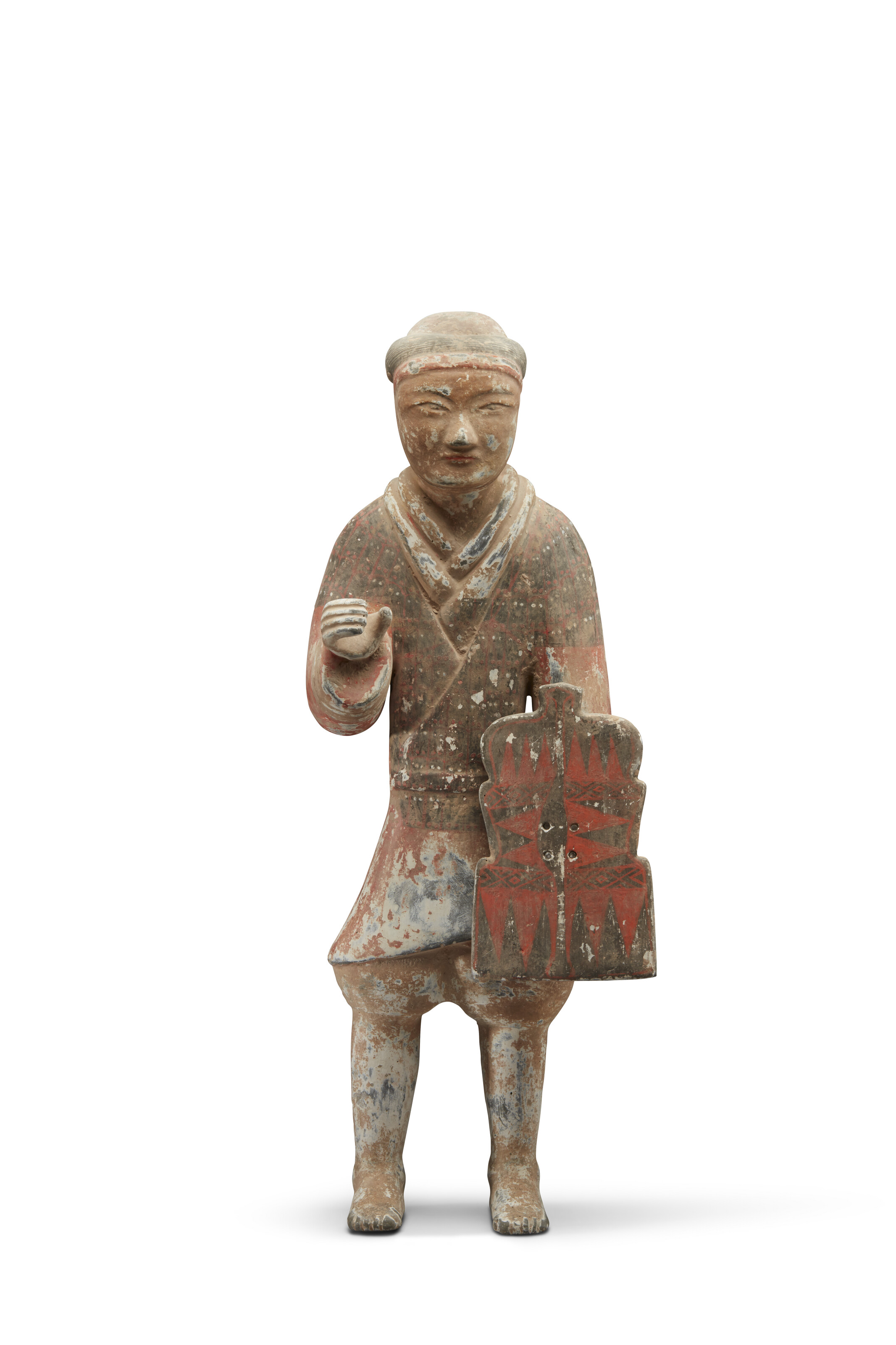 汉彩绘陶俑, CHINA, HAN DYNASTY (206 B.C.-220 A.D.) | Christie's
