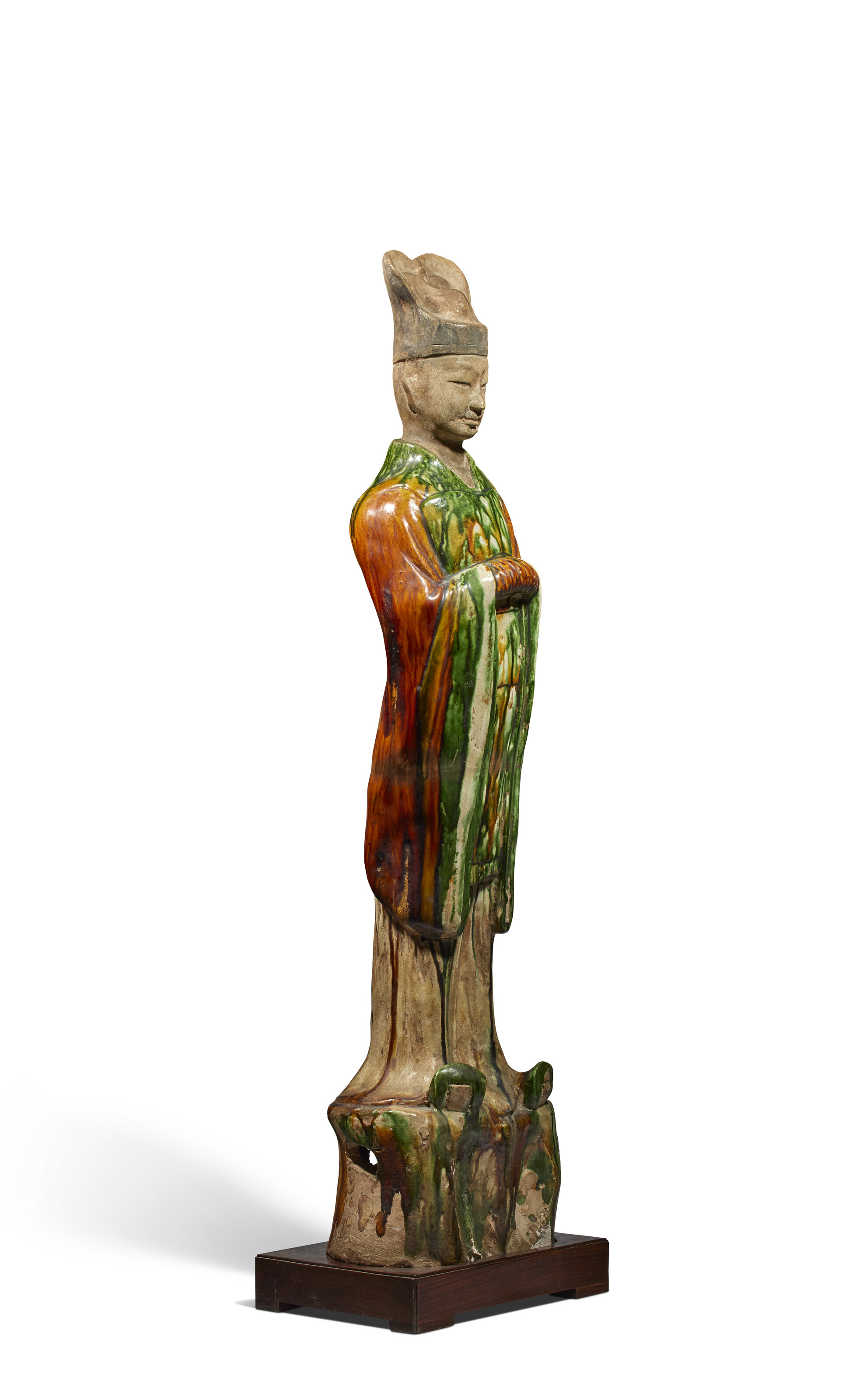 唐三彩文吏俑, CHINA, TANG DYNASTY (618-907) | Christie's