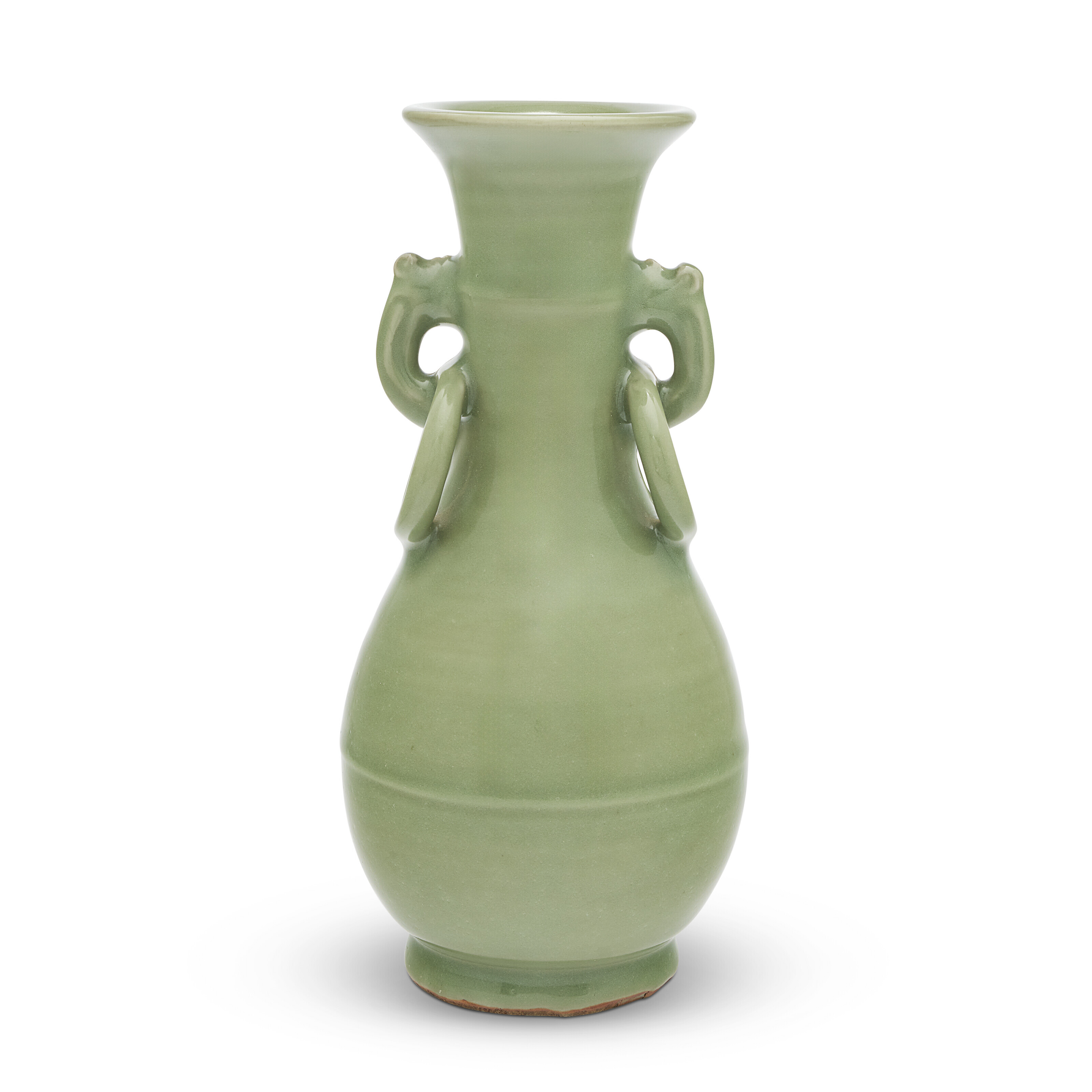 清十九世纪青白玉兽面纹仿古方盖瓶, CHINA, QING DYNASTY, 19TH