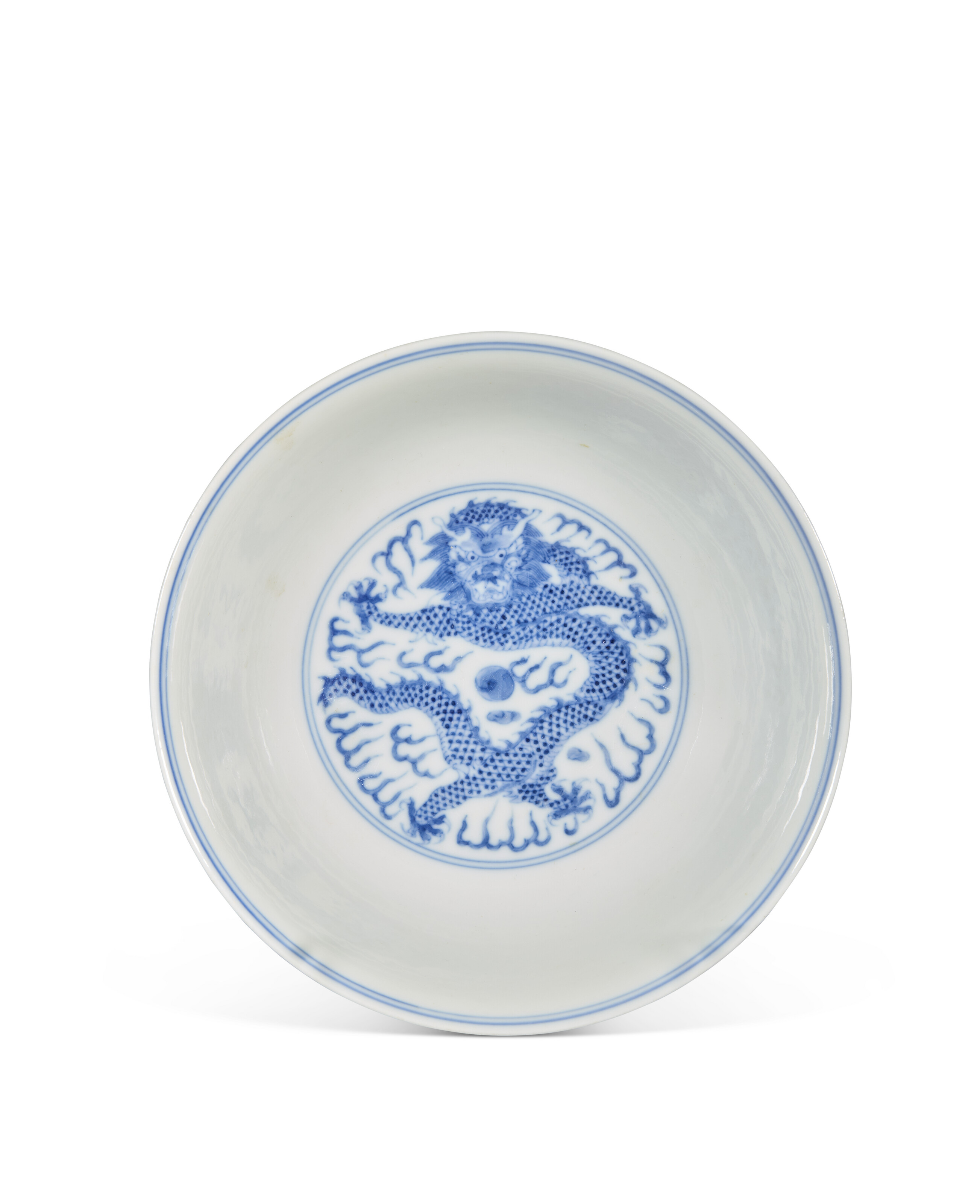 清光绪青花折枝果纹碗六字楷书款, CHINA, QING DYNASTY, GUANGXU