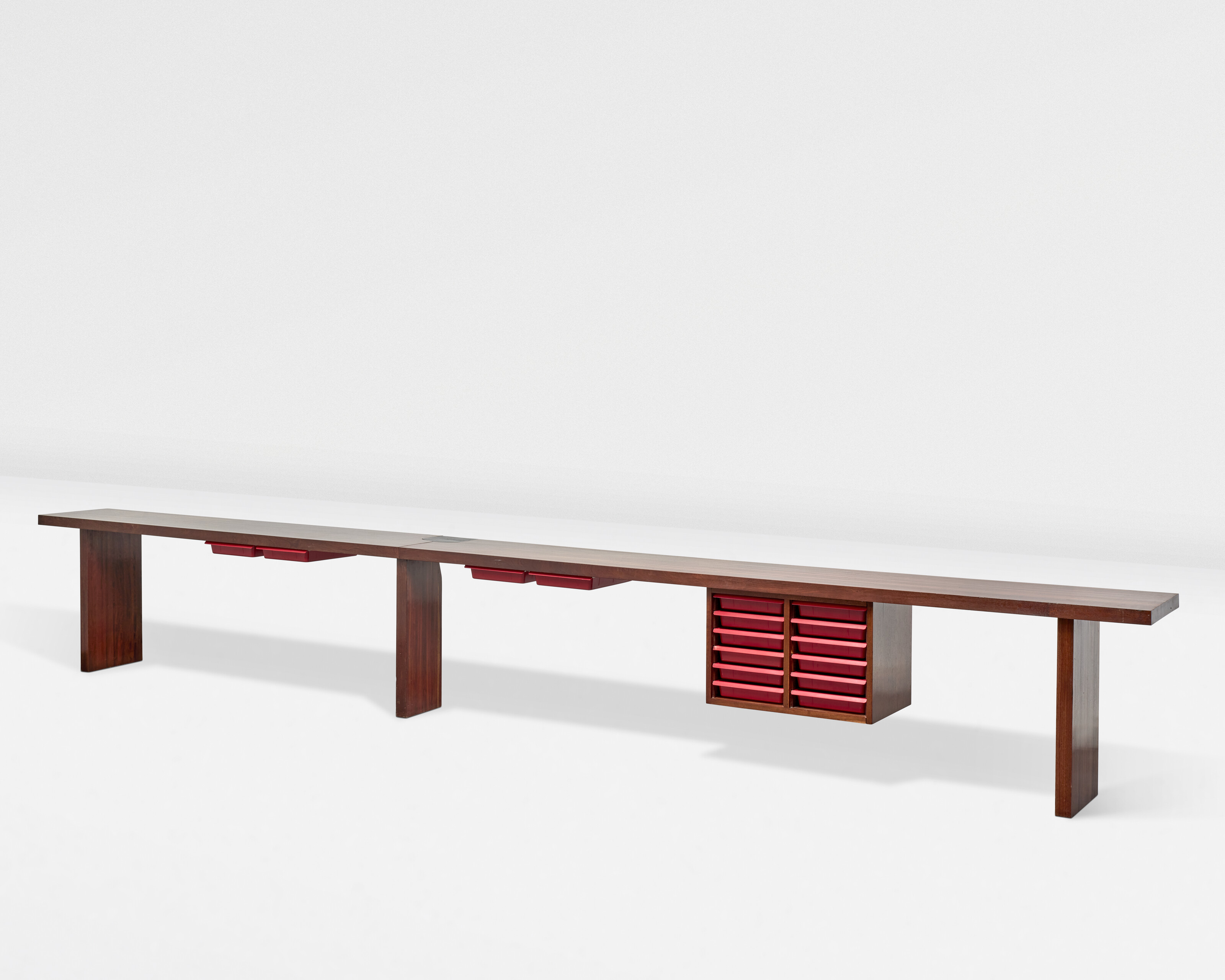 Charlotte Perriand, Console, special commission made for the residence of Jean and Huguette Borot, Place Jean-Baptiste Clément, Paris, 1958-71, offered in Design on 23 May 2024 at Christie's in Paris