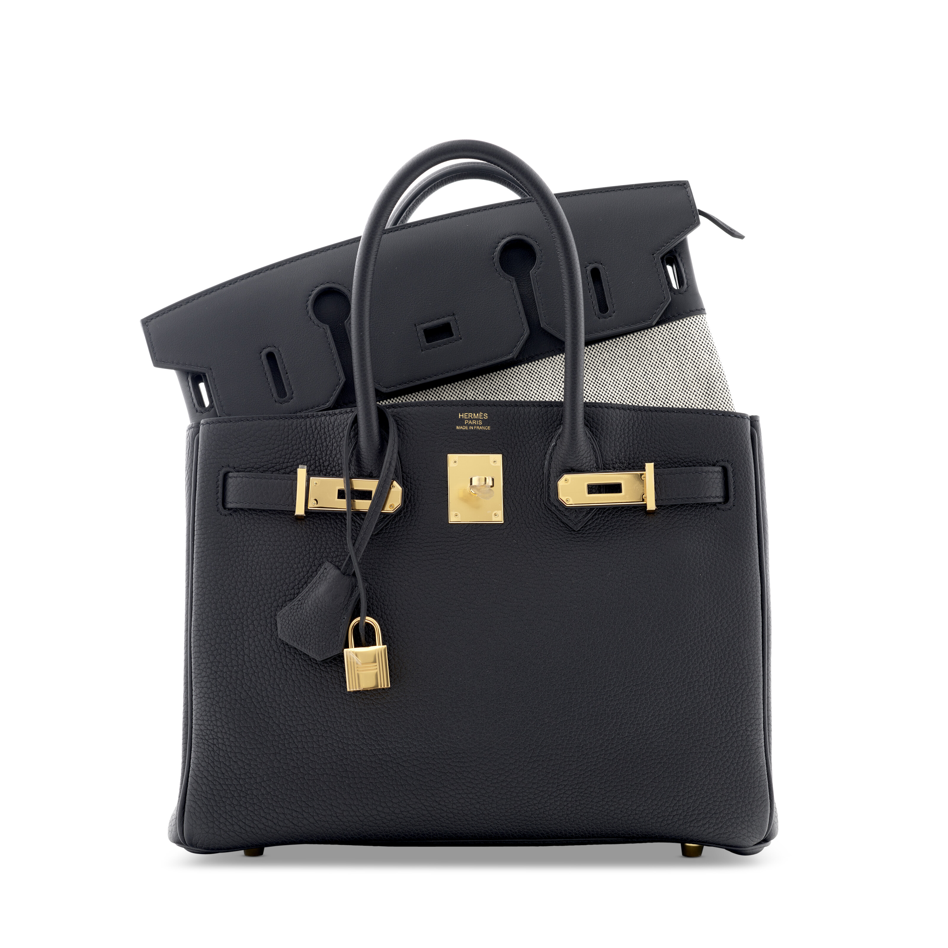 A limited edition Black Togo and Swift leather 3 in 1 Birkin 30 with gold hardware, Hermes, 2022, offered in Handbags Online: The Paris Edit, until 25 April 2024 at Christie's Online