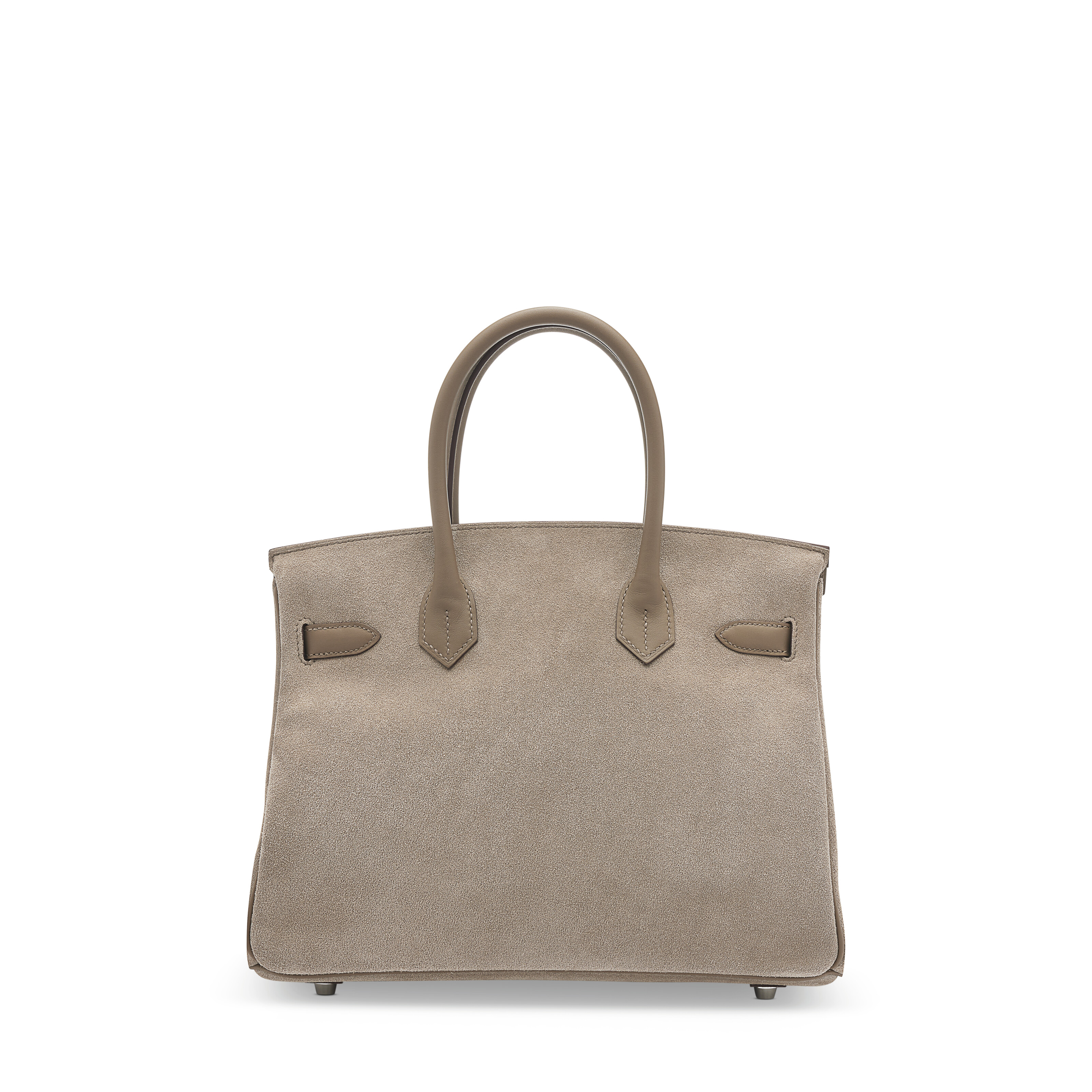A LIMITED EDITION ÉTOUPE SWIFT LEATHER & GRIS CAILLOU VEAU DOBLIS