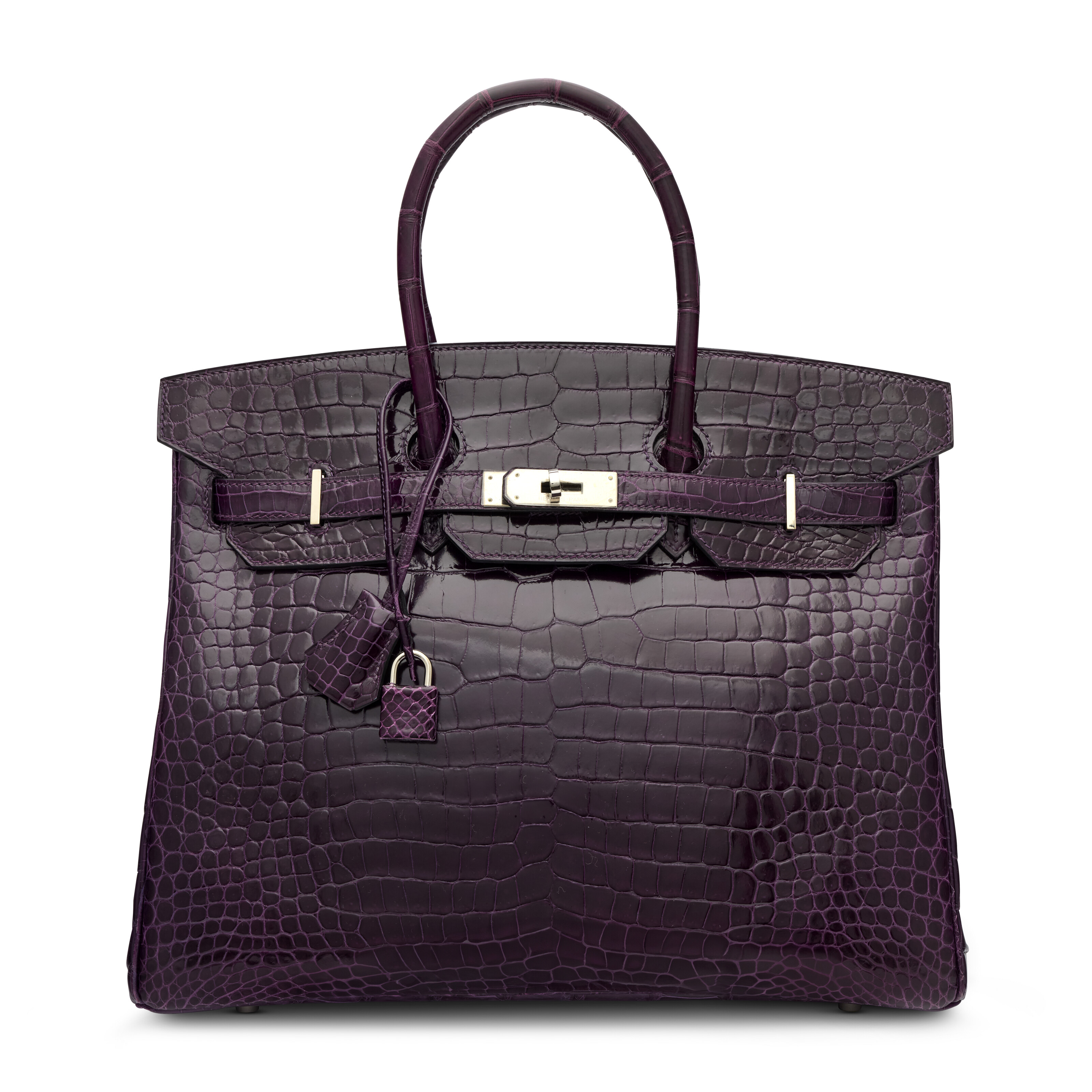 A MATTE ROUGE SELLIER POROSUS CROCODILE BIRKIN 25 WITH GOLD