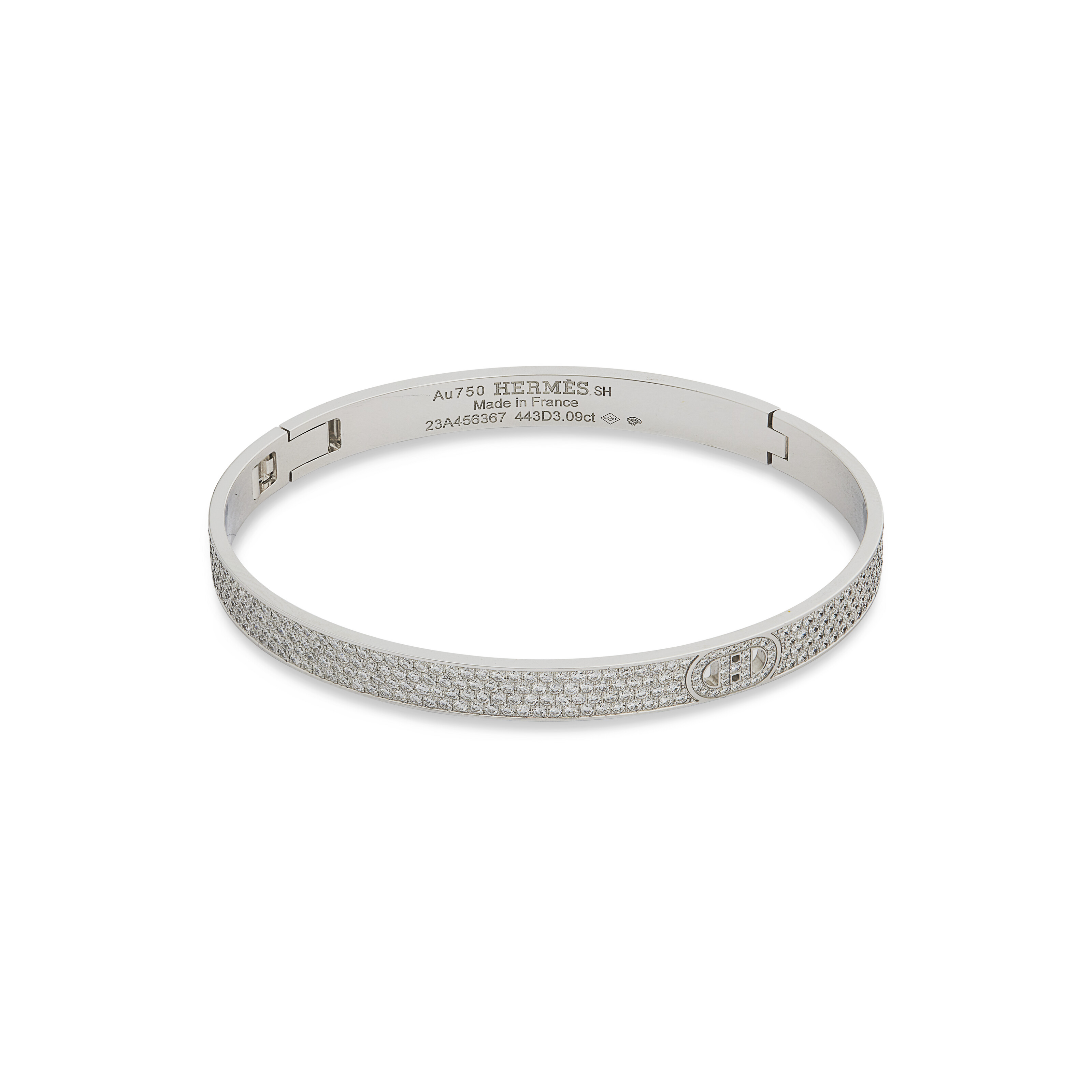 A GROUP OF TWO: STERLING SILVER NILOTICUS ÉCLAT BRACELETS, HERMÈS
