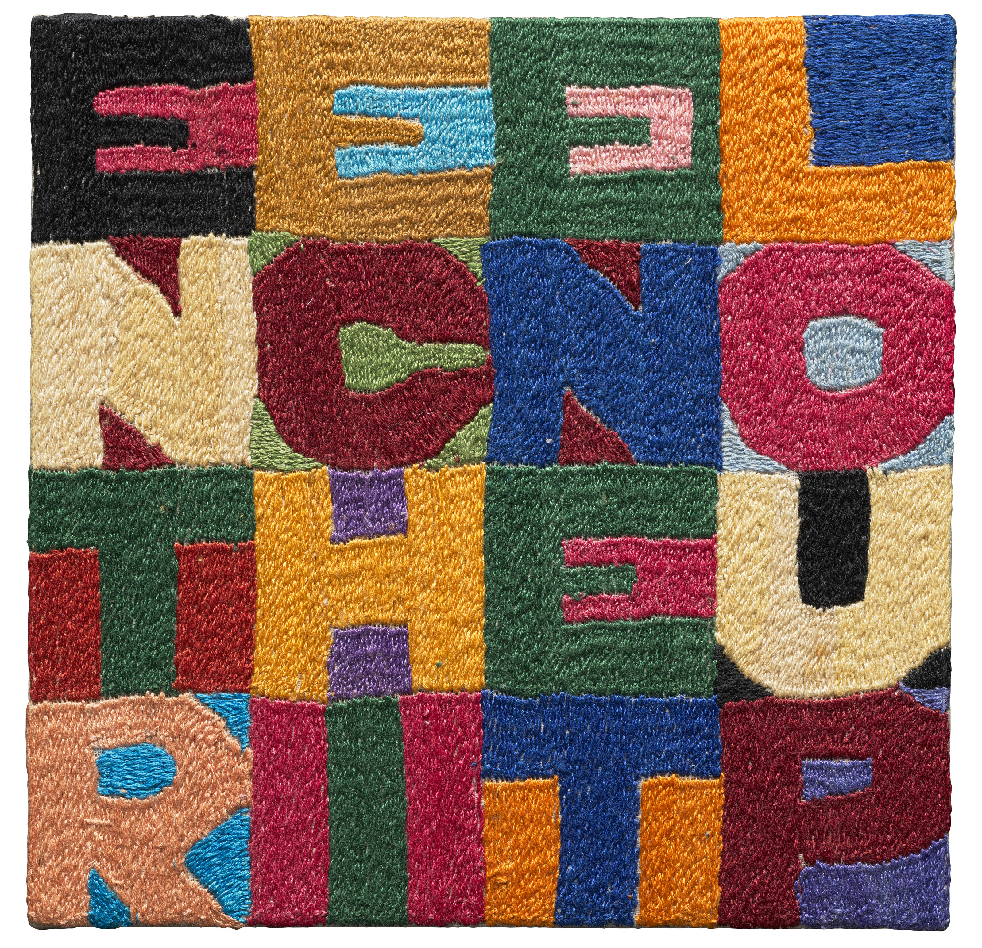Alighiero Boetti, Entre chien et loup, 1987, offered in the 20/21 Century Art - Day Sale on 19 October 2024 at Christie's in Paris