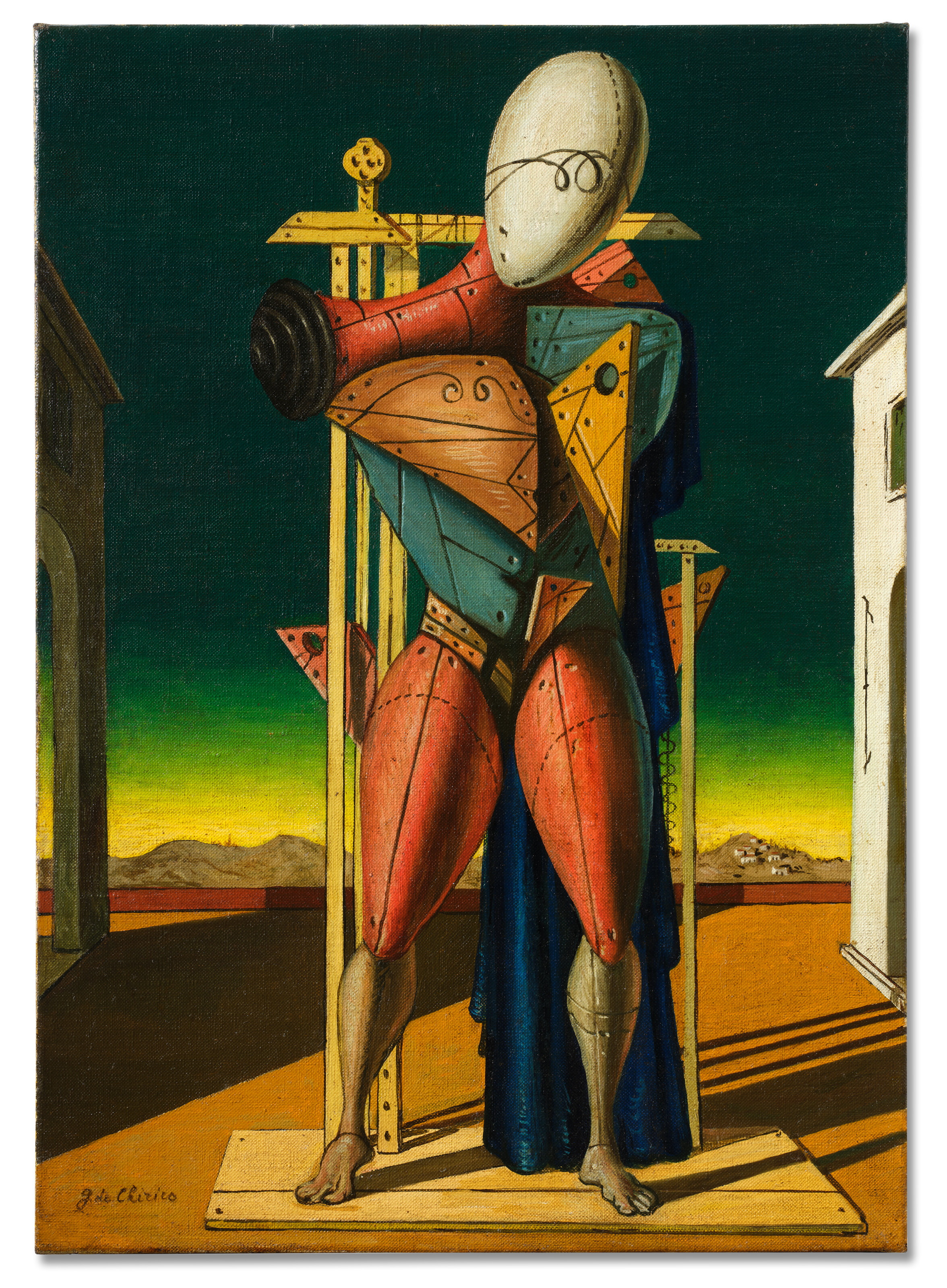 Giorgio de Chirico, Il trovatore, 1949, offered in Avant-Garde(s) Including Thinking Italian on 18 October 2024 at Christie's in Paris