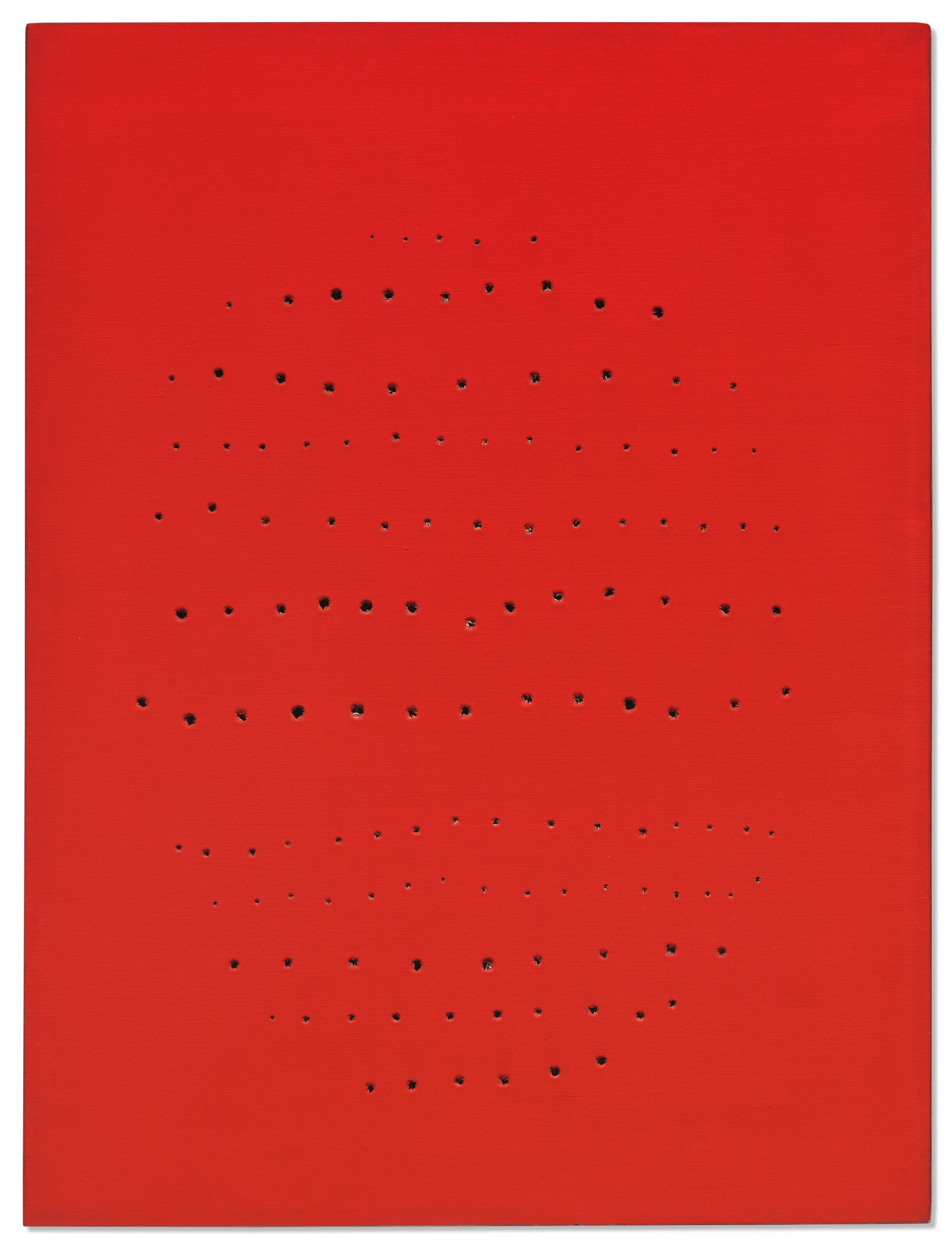 Lucio Fontana, Concetto spaziale, 1960, offered in Avant-Garde(s) Including Thinking Italian on 18 October 2024 at Christie's in Paris
