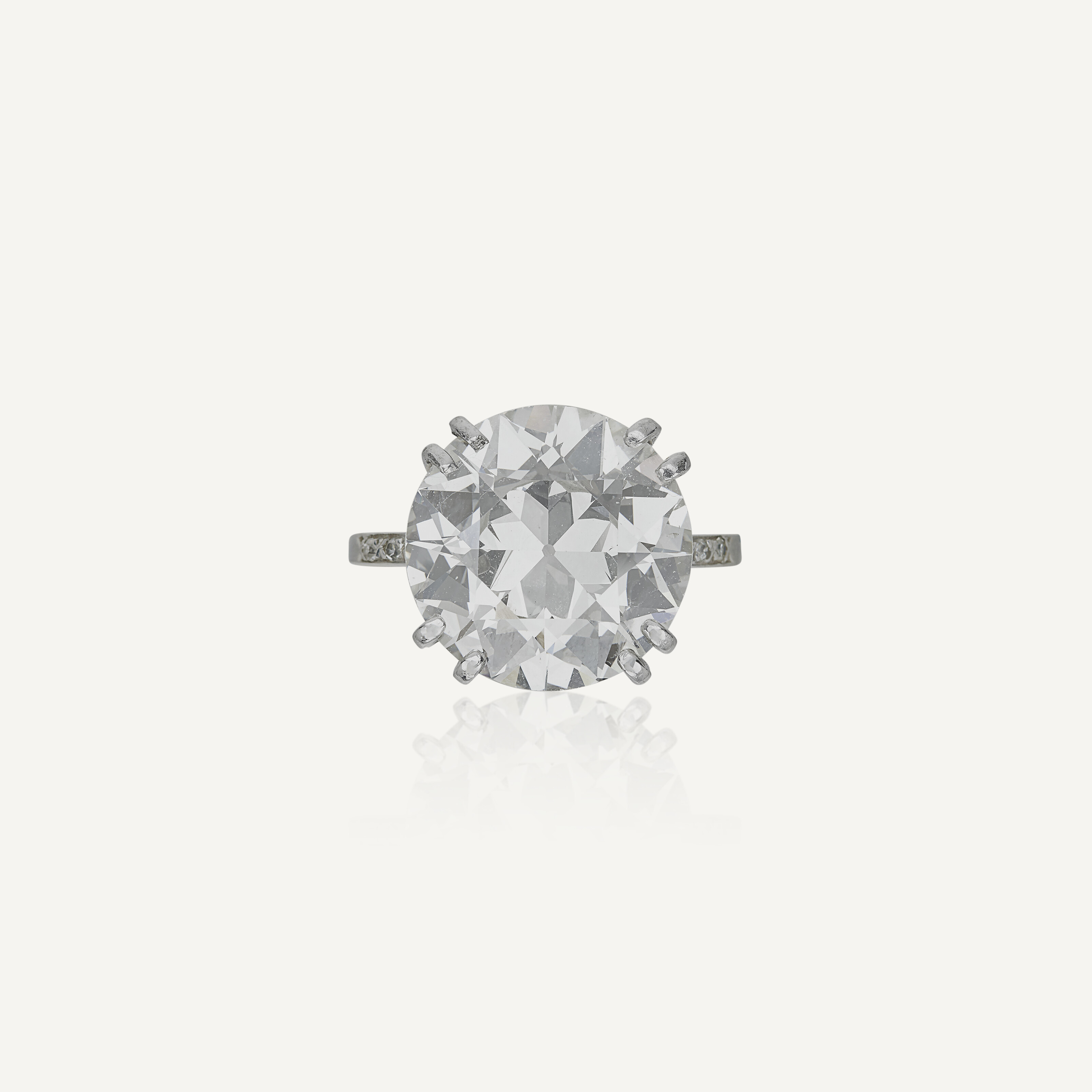 Bague T58 En Argent Sterling - Sertie D'un Gros Diamant Cz Champagne, 15g, Neuf