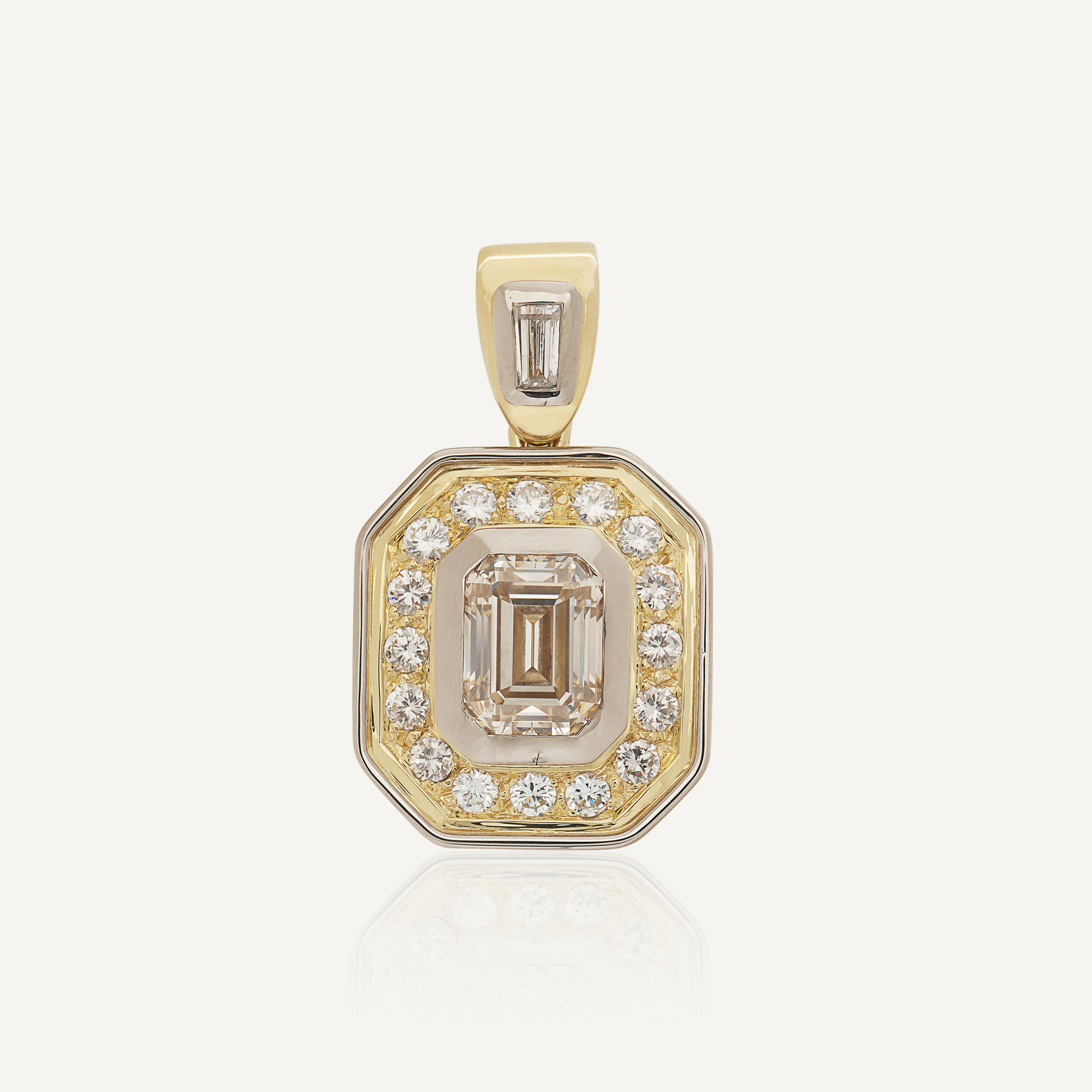 Pendentif Diamants En Or 18 Carats - Modèle N°4, Occasion, Belle Pièce
