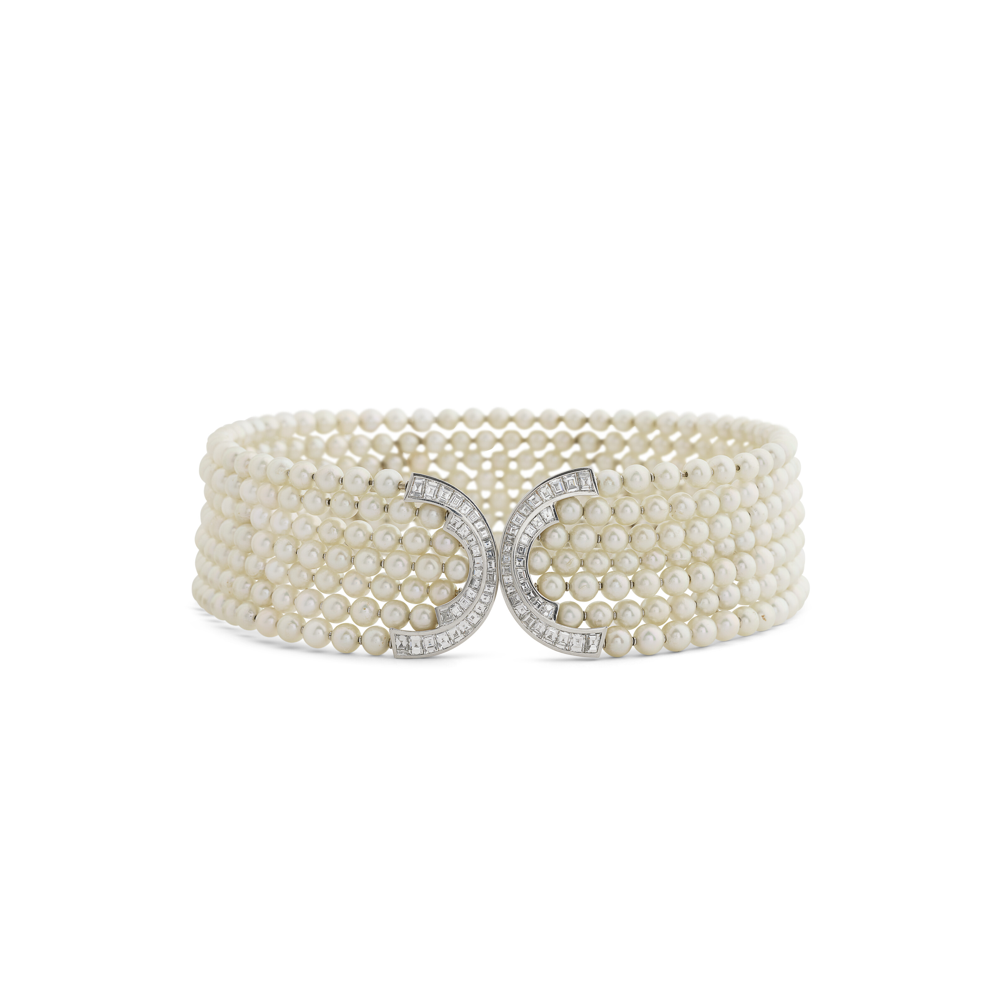 HEMMERLE COLLIER RAS DE COU PERLES DE CULTURE ET DIAMANTS, | Christie’s