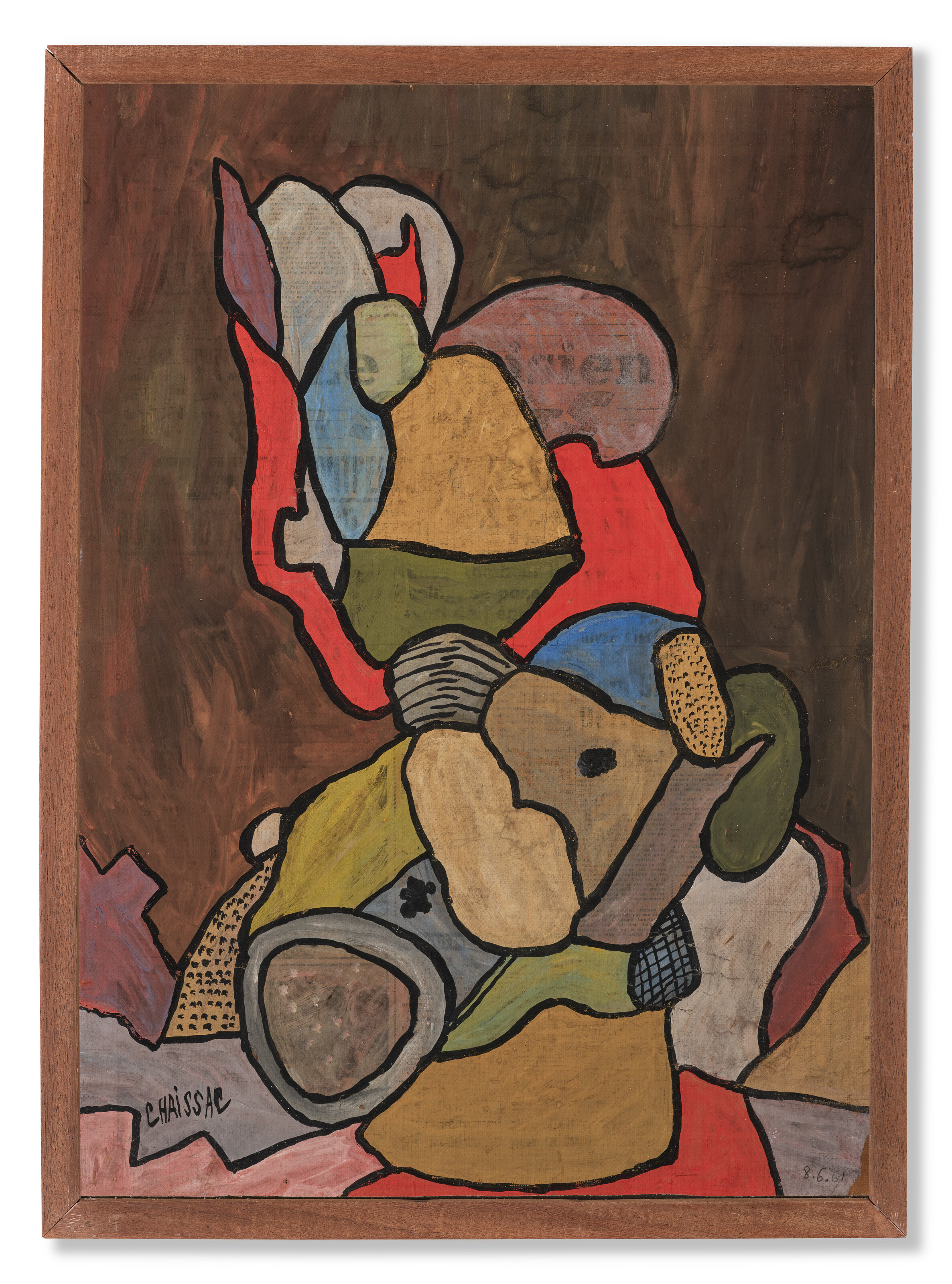 Gaston Chaissac (1910-1964), Sans titre (Composition