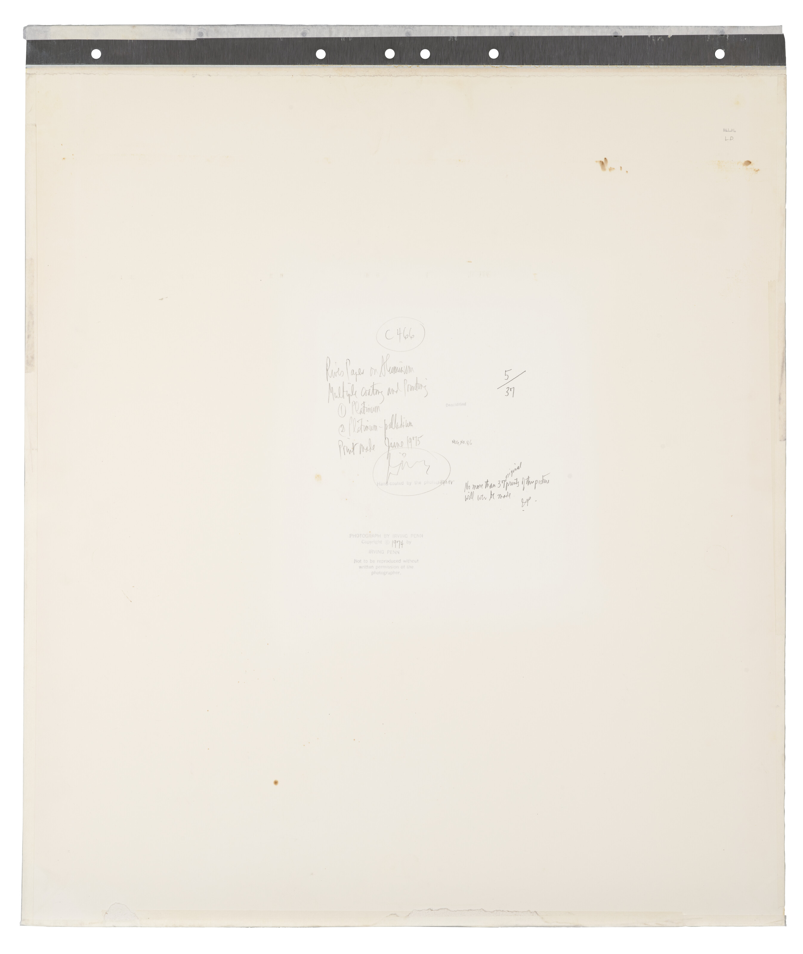 Irving Penn (1917-2009), Cigarettes No. 86, 1974 | Christie's