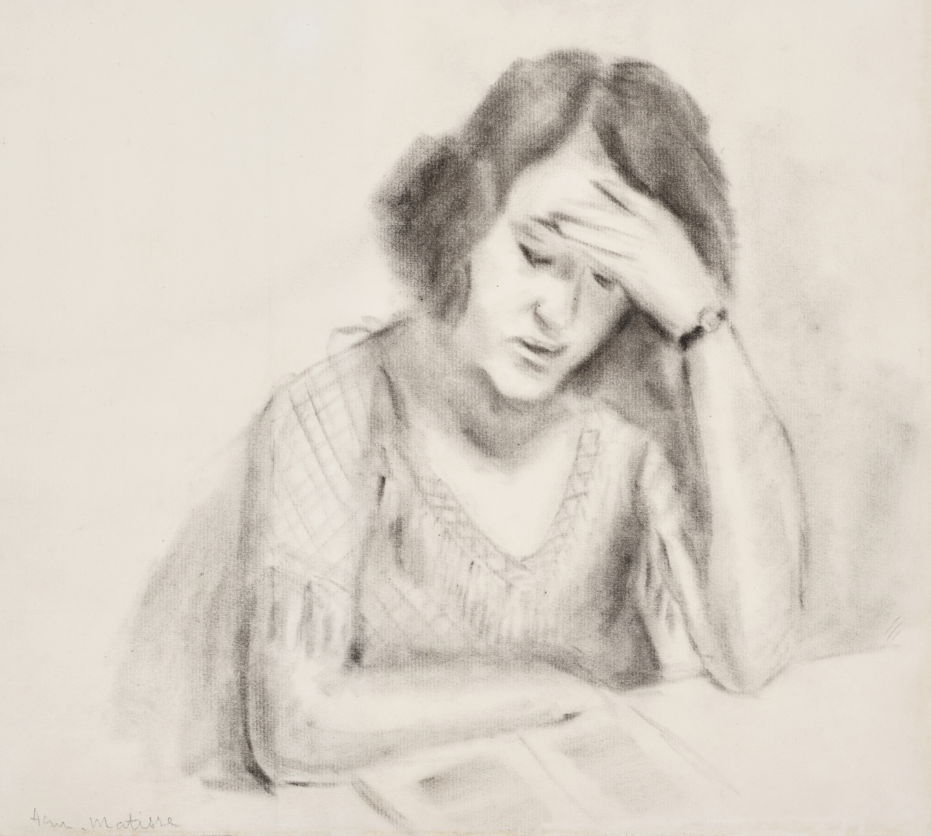 Henriette lisant