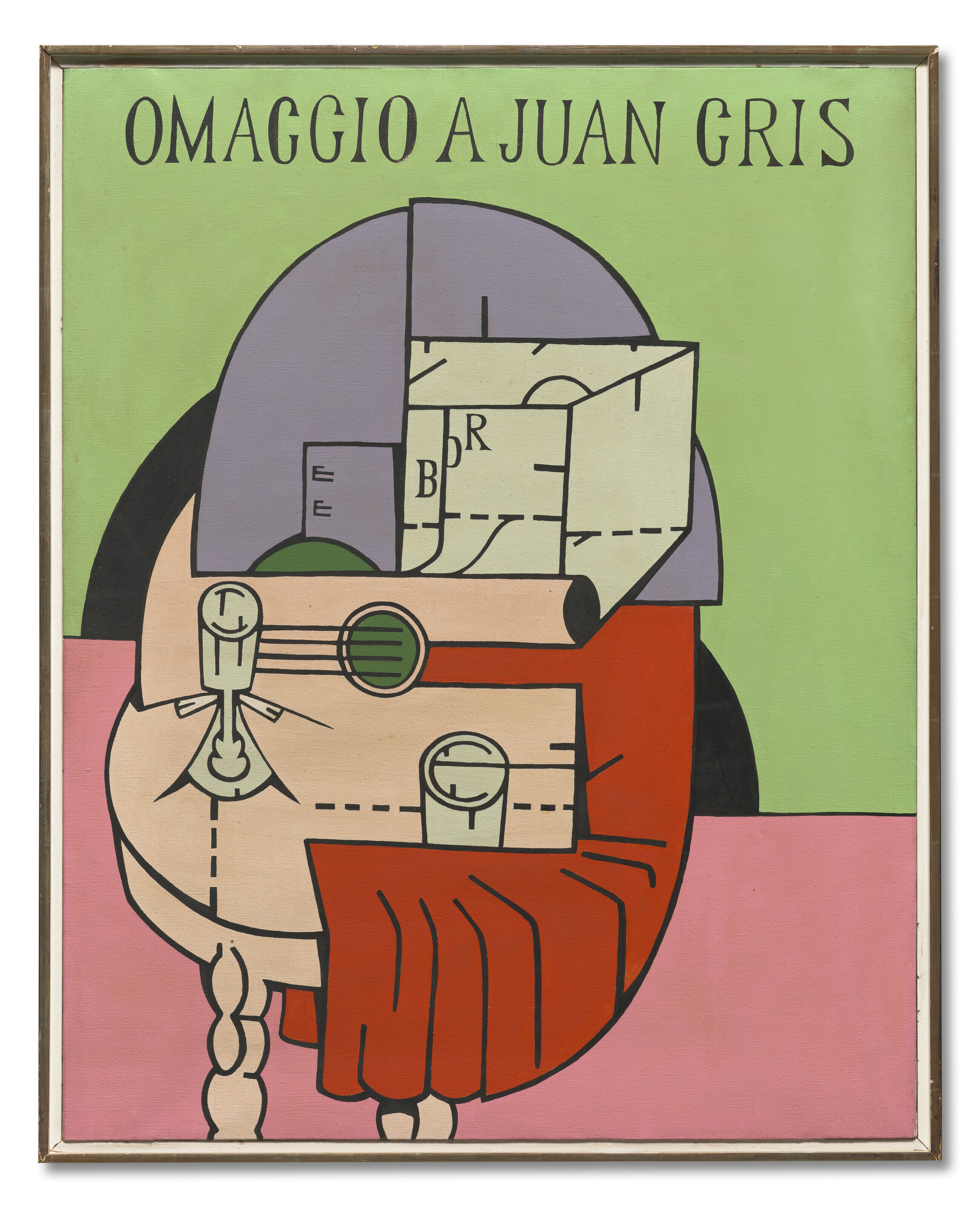 Valerio Adami (né en 1935), Hommage à Juan Gris | Christie's