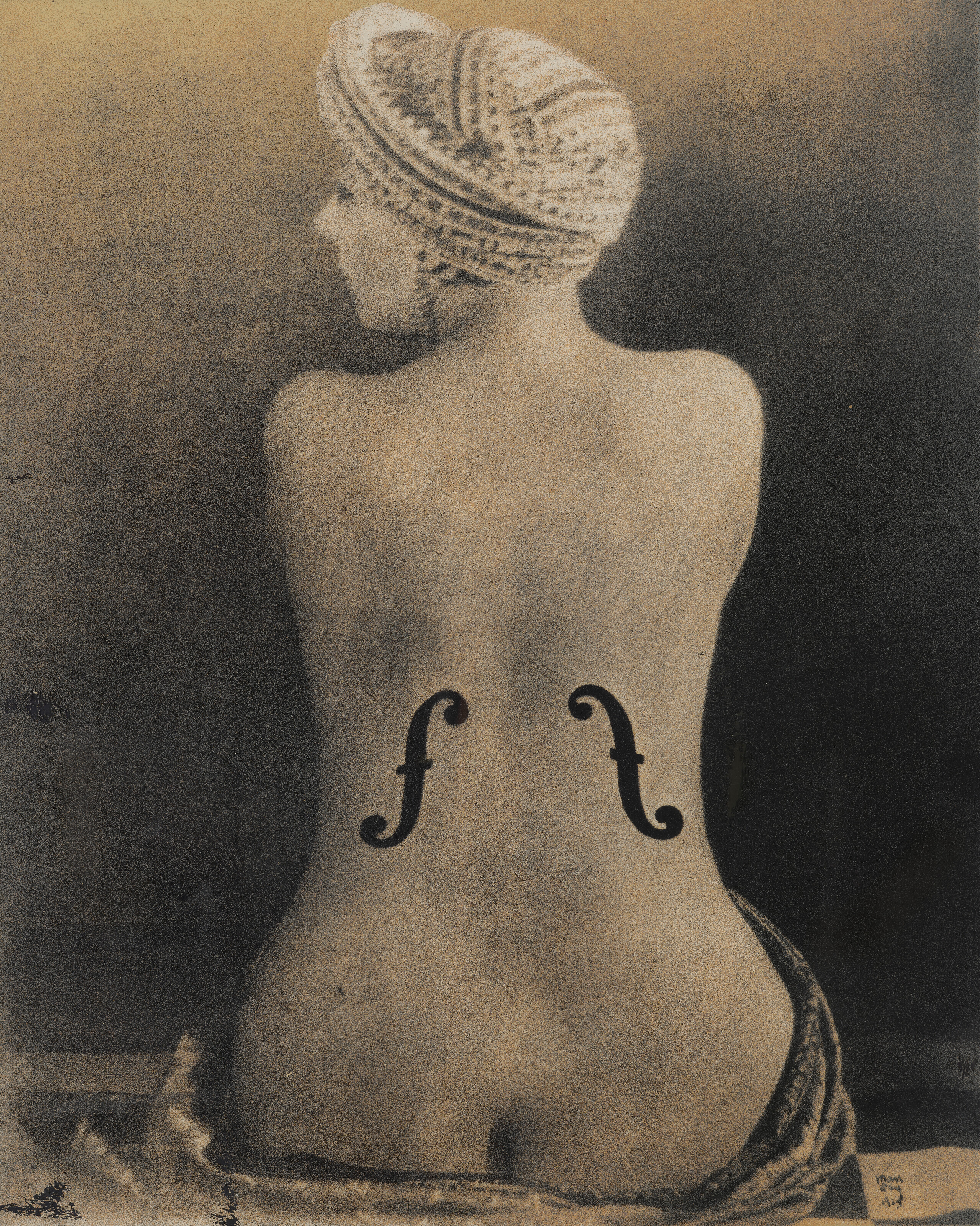 Man Ray, Le Violon d'lngres, 1924. Silkscreen on celluloid, executed circa 1970, offered in Man Ray dans la collection Marion Meyer on 11 April 2024 at Christie's in Paris