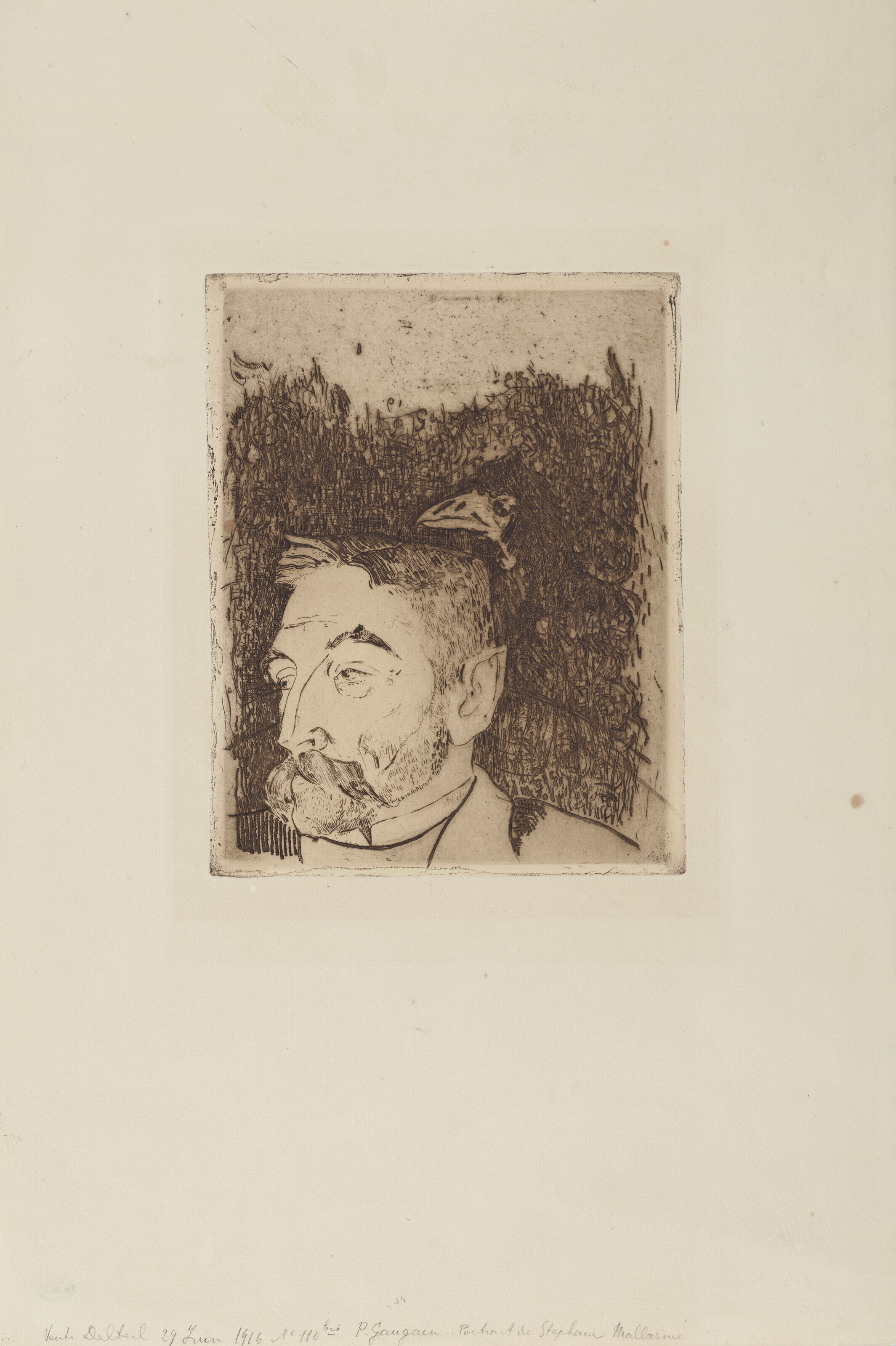 PAUL GAUGUIN (1848-1903), Portrait de Stéphane Mallarmé | Christie’s