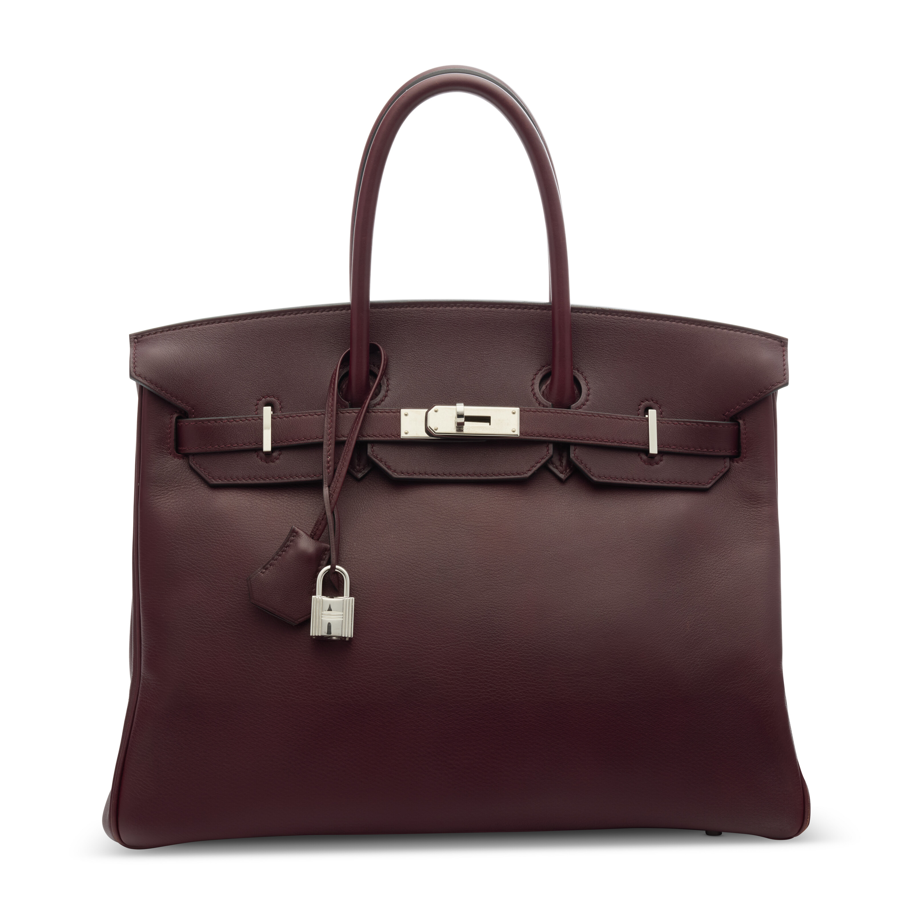 A LIMITED EDITION SHINY MATTE BOURGOGNE POROSUS CROCODILE